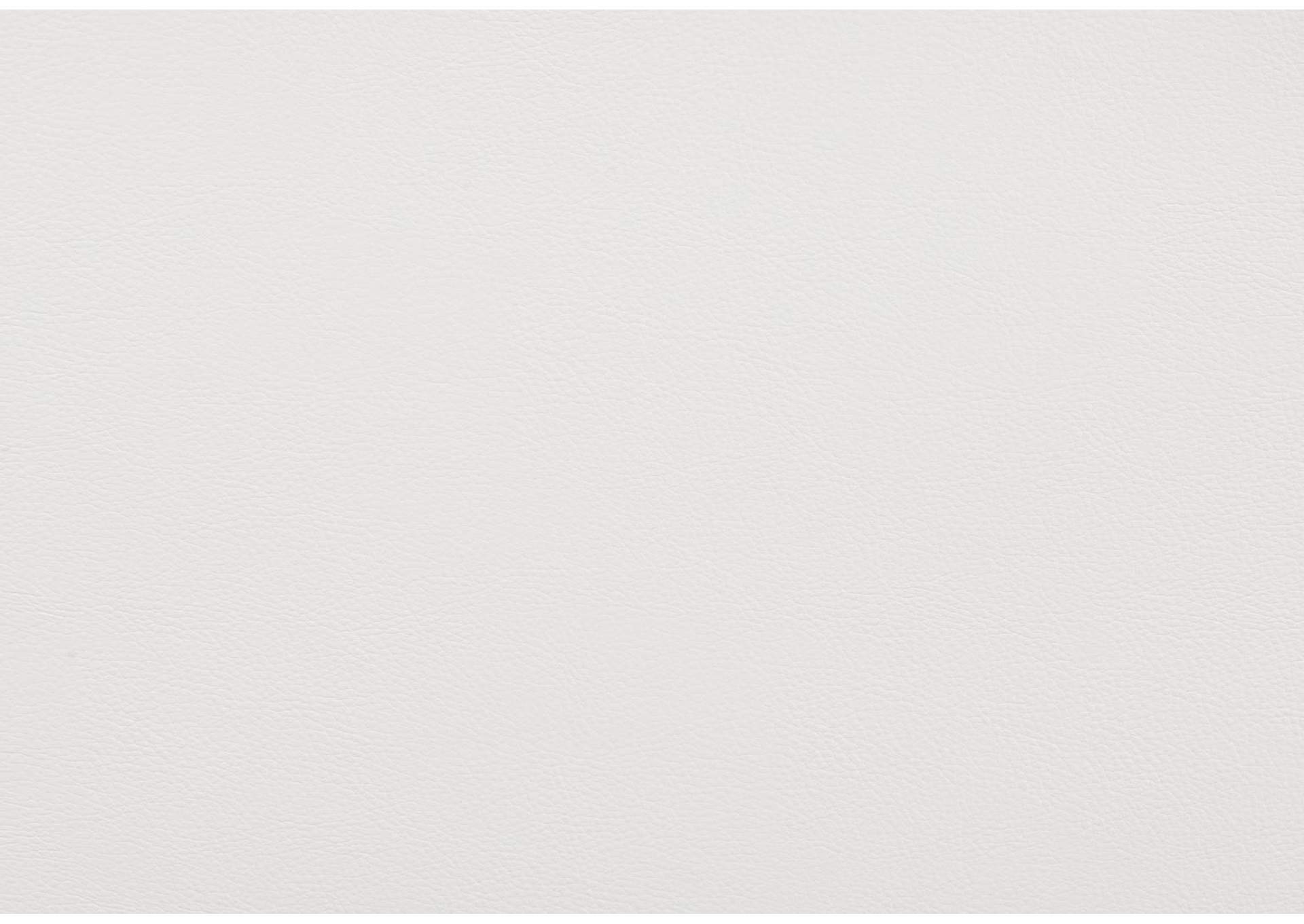 White Led Power Reclining With Pwr Headrest Chair image 1