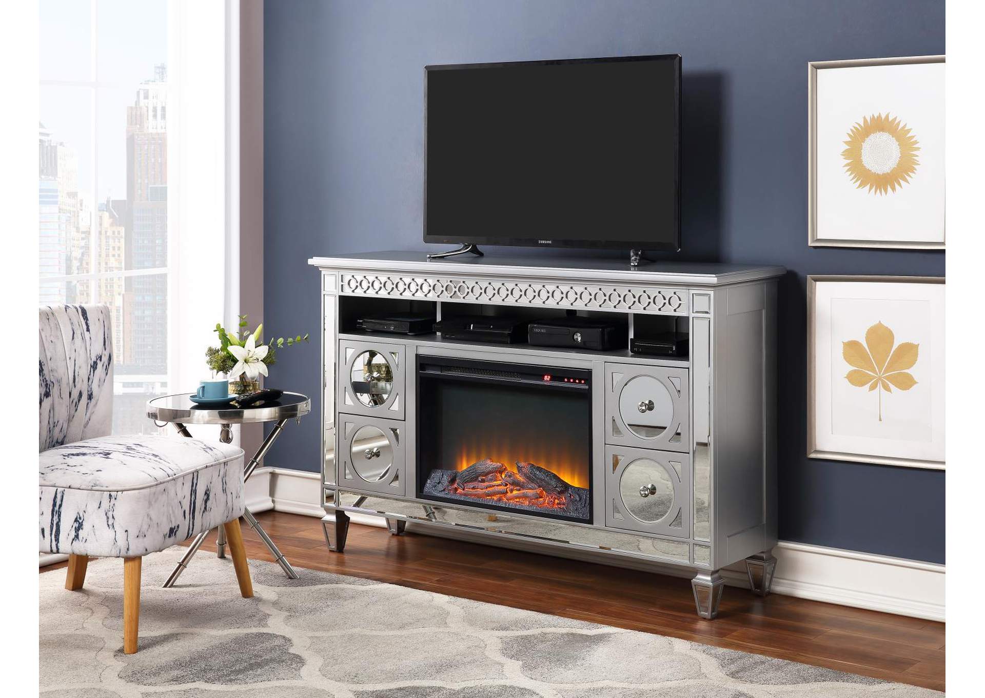 Tv Stand (Fireplace Sold Seperately) image 1