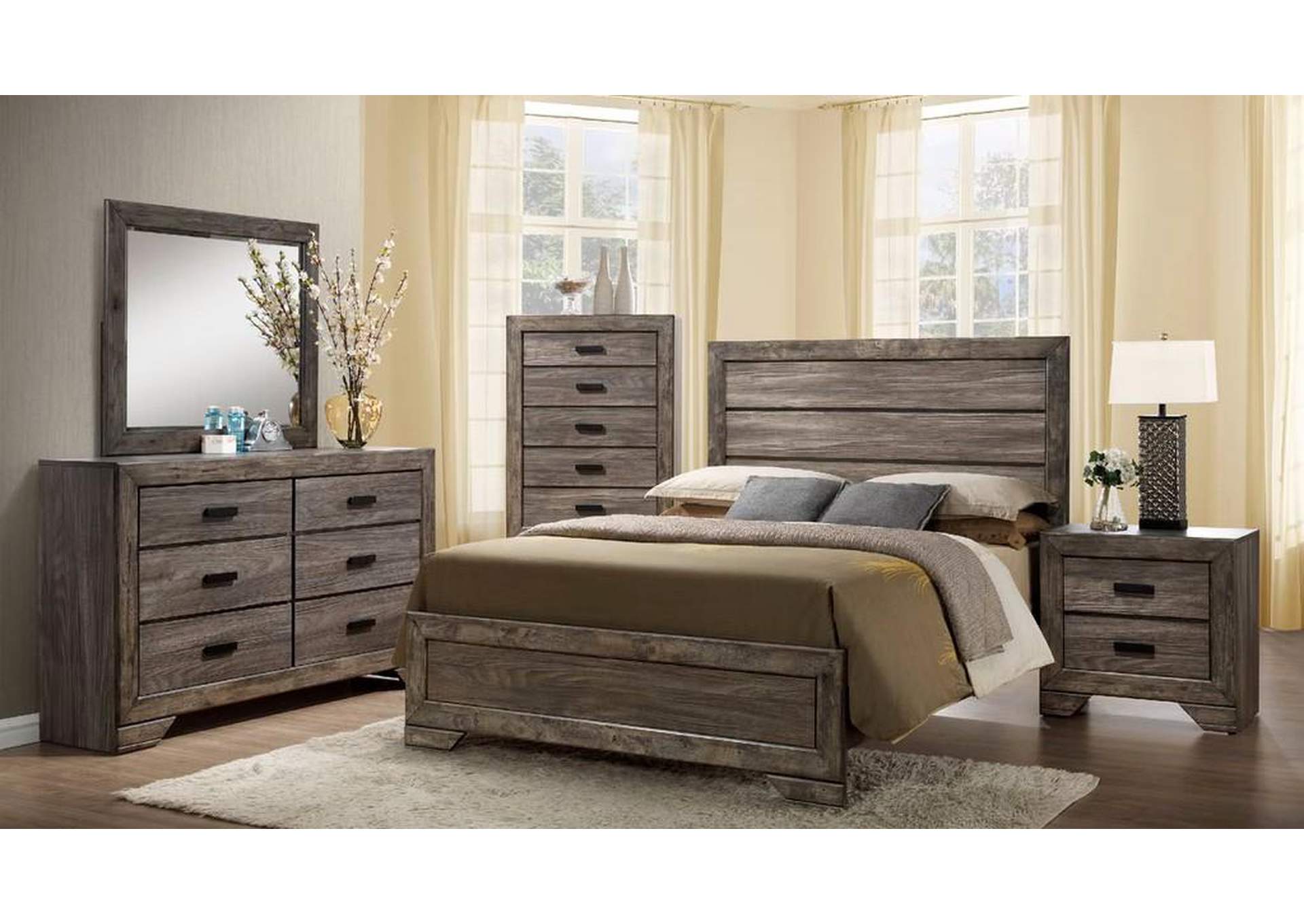 Ash Gray Nightstand image 1