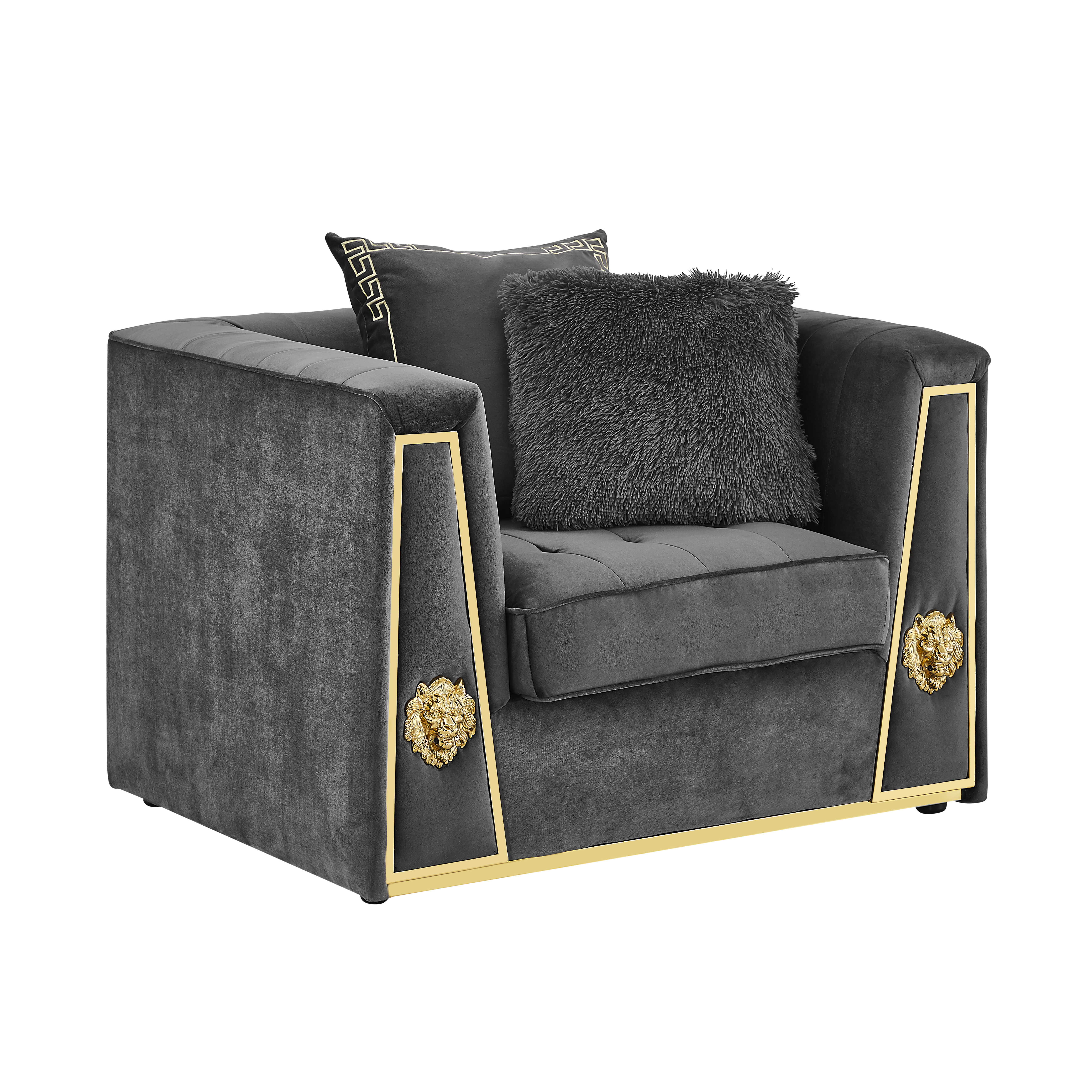 Valentino Chair Dark Gray image 1