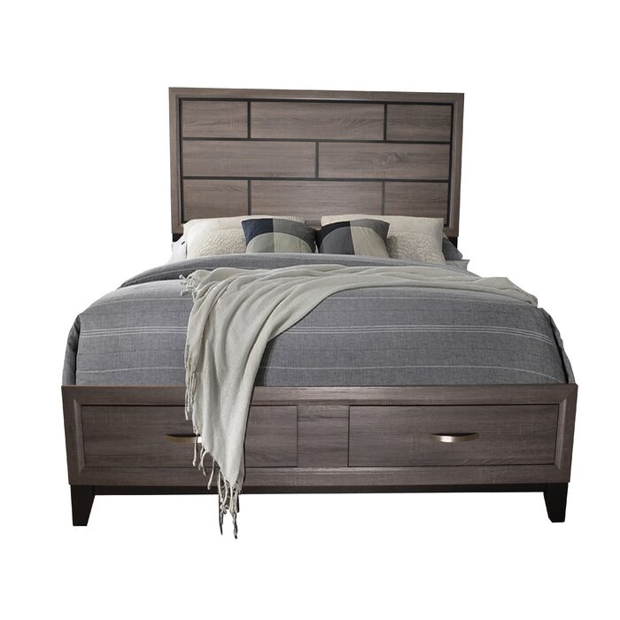 Hudson Gray King Bed image 1