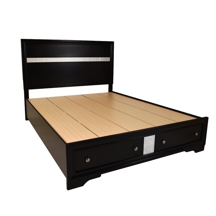Matrix Black Queen Bed image 4