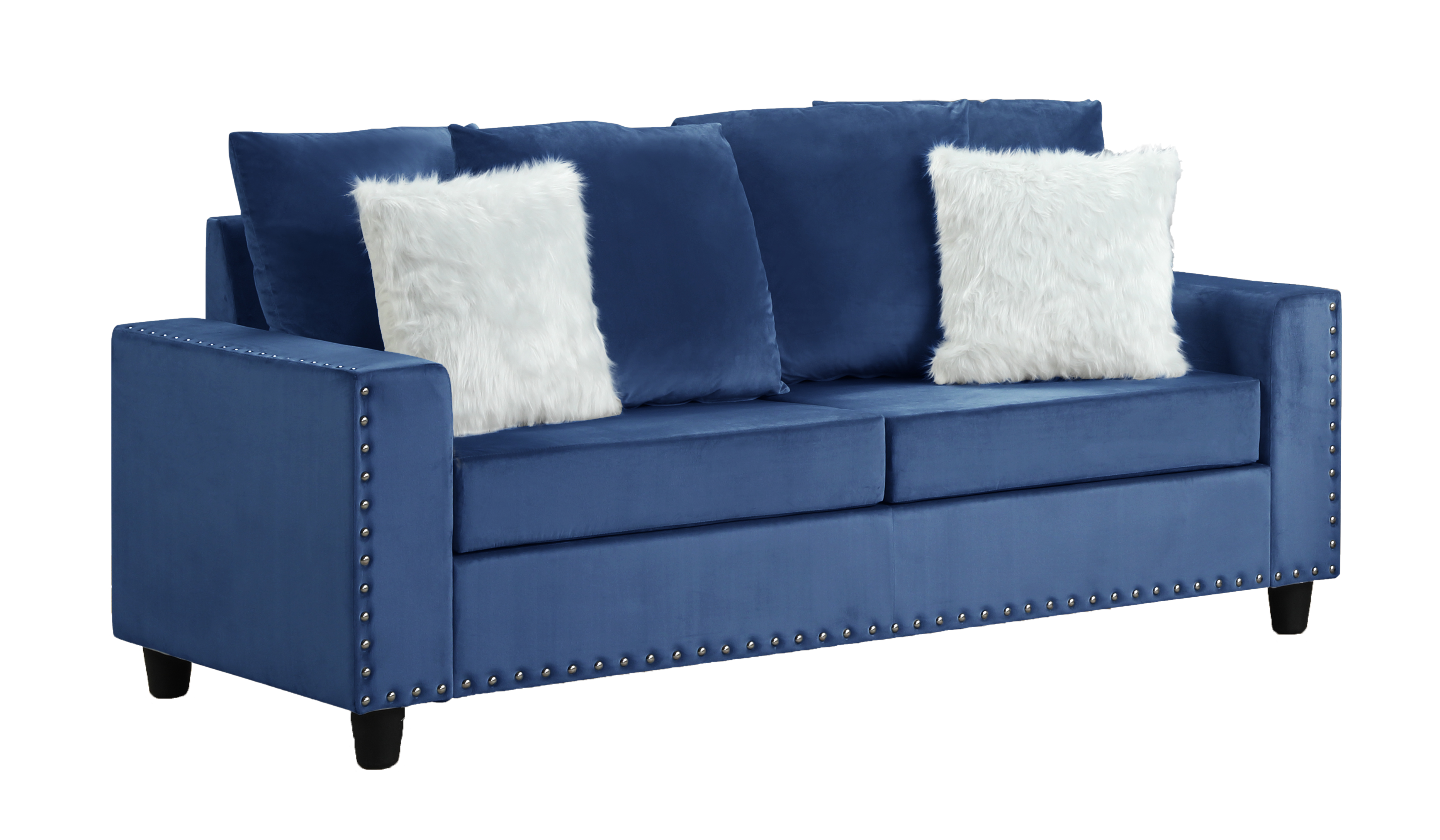 Morris Sofa Blue image 1