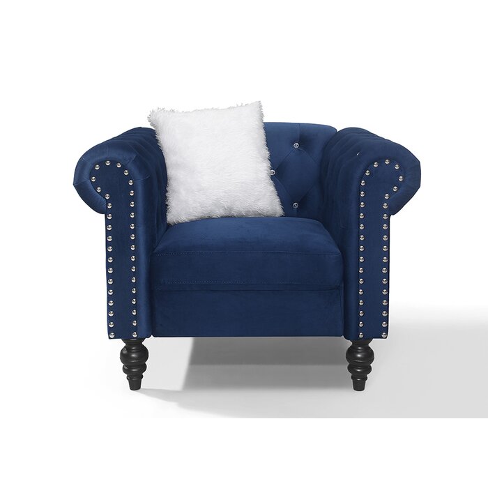 Emma Navy Blue Chair image 1