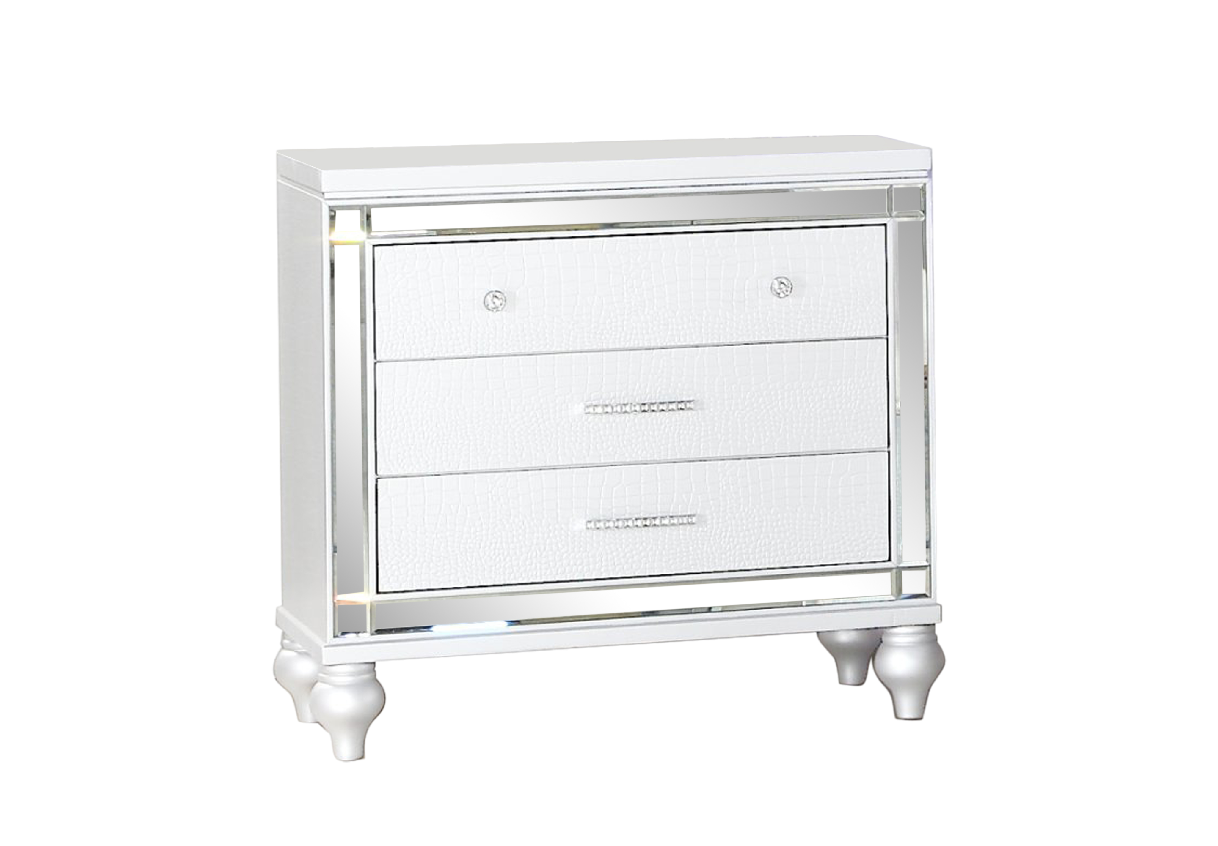 Sterling White Nightstand image 1