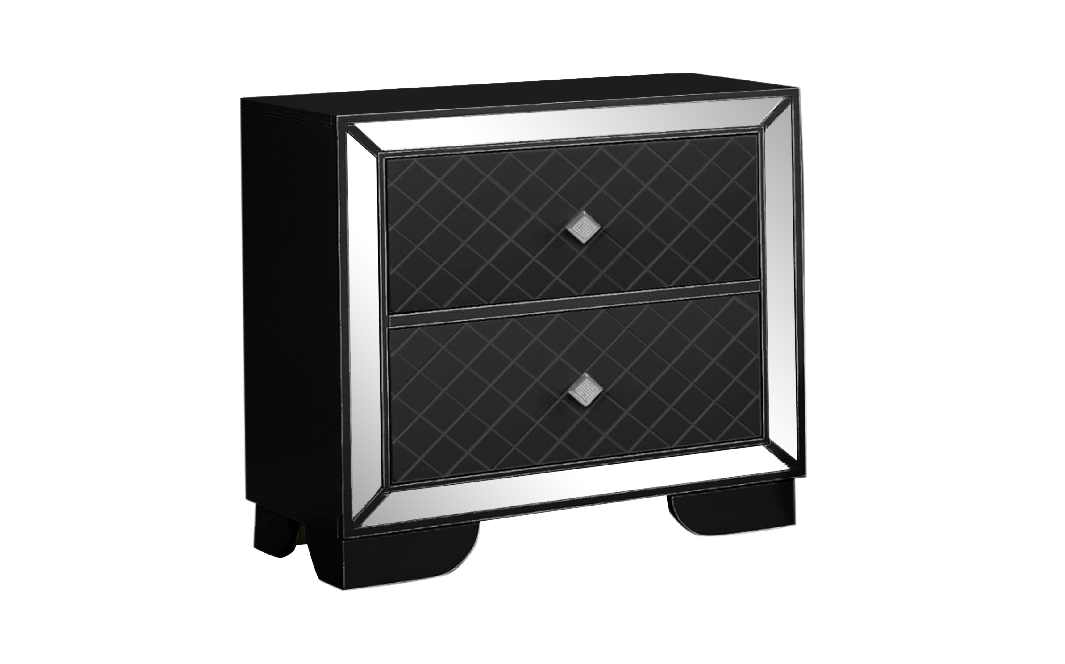 Madison Black Nightstand image 1