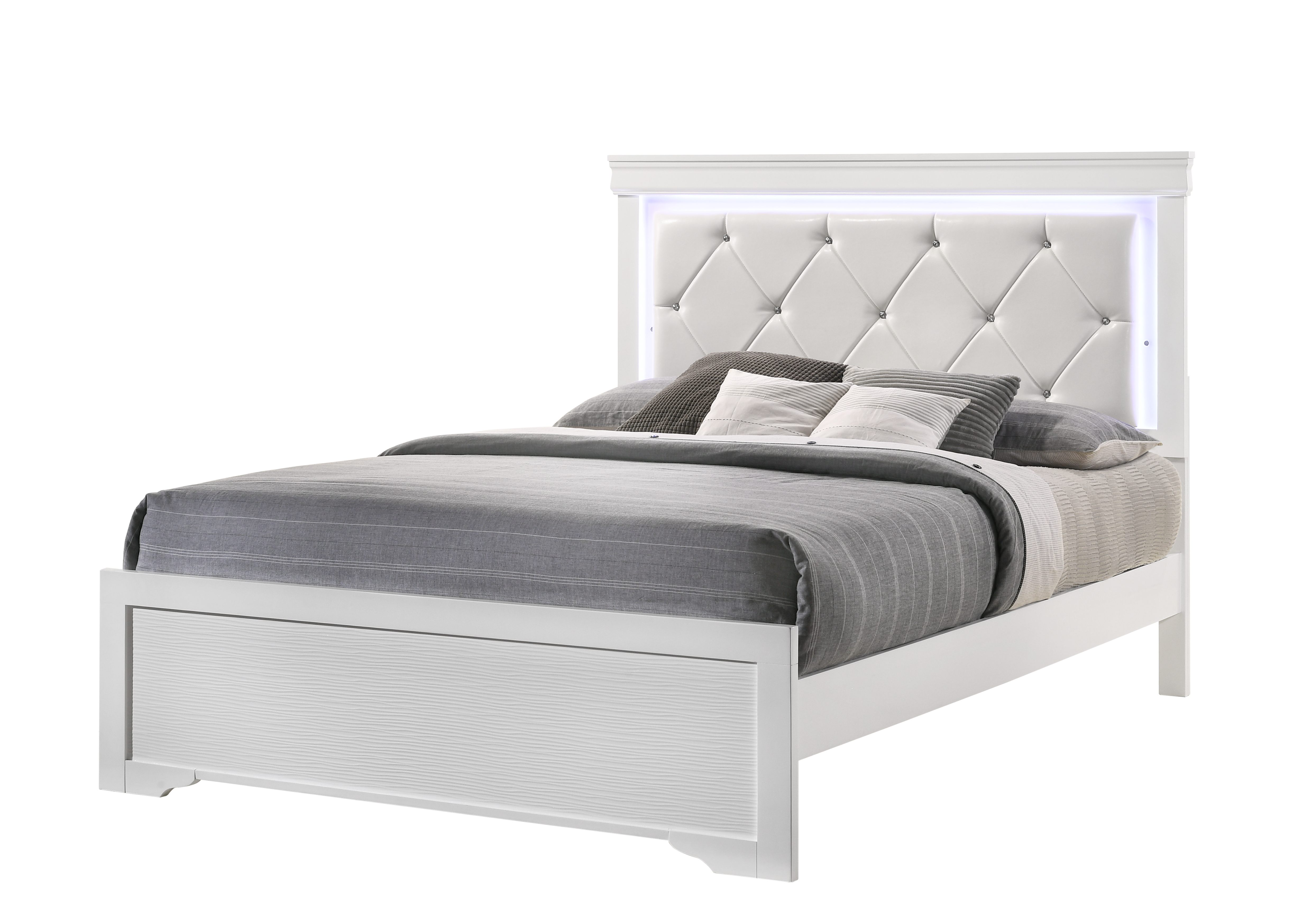 Brooklyn White Full Bed image 3