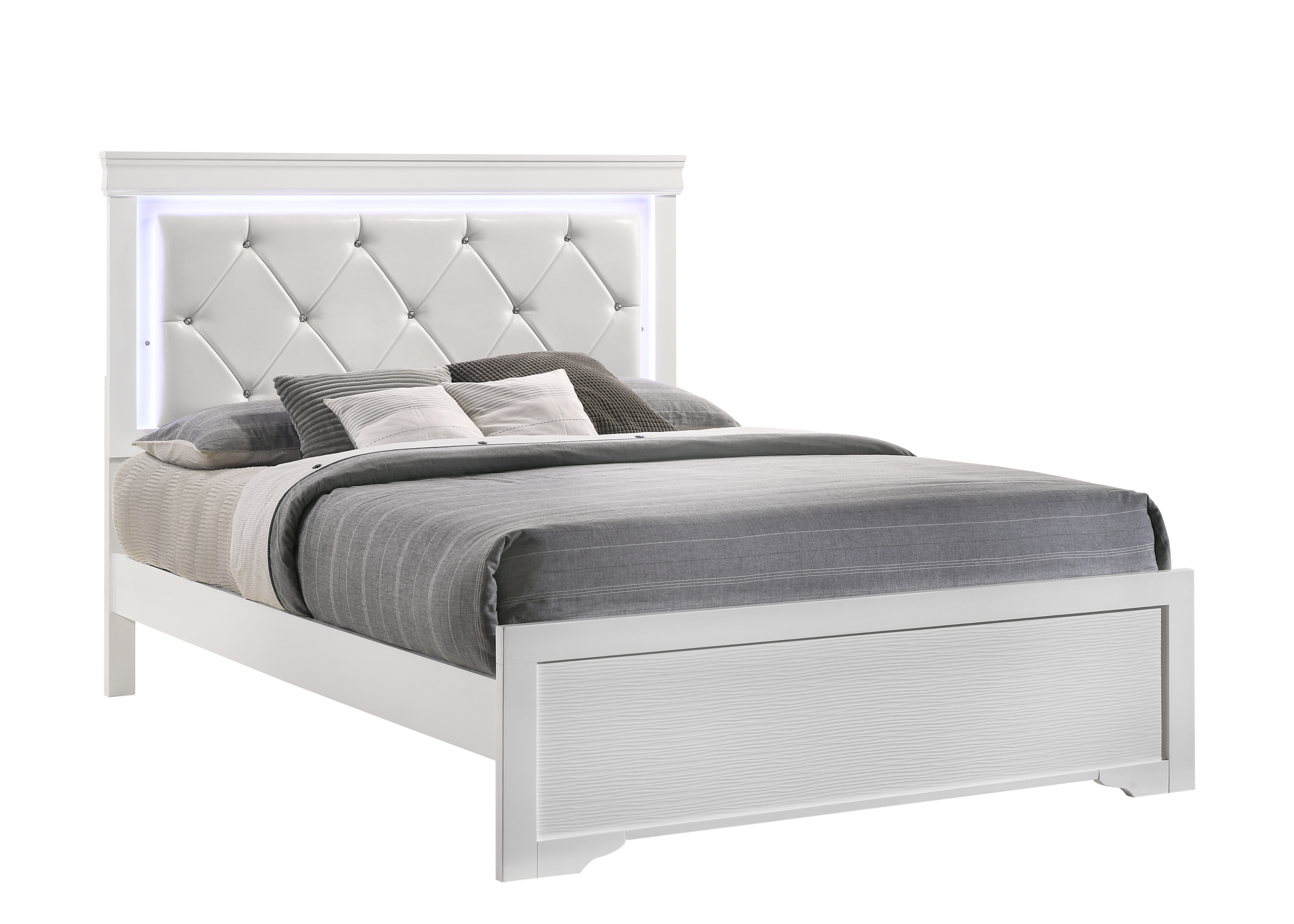 Brooklyn White Full Bed image 4