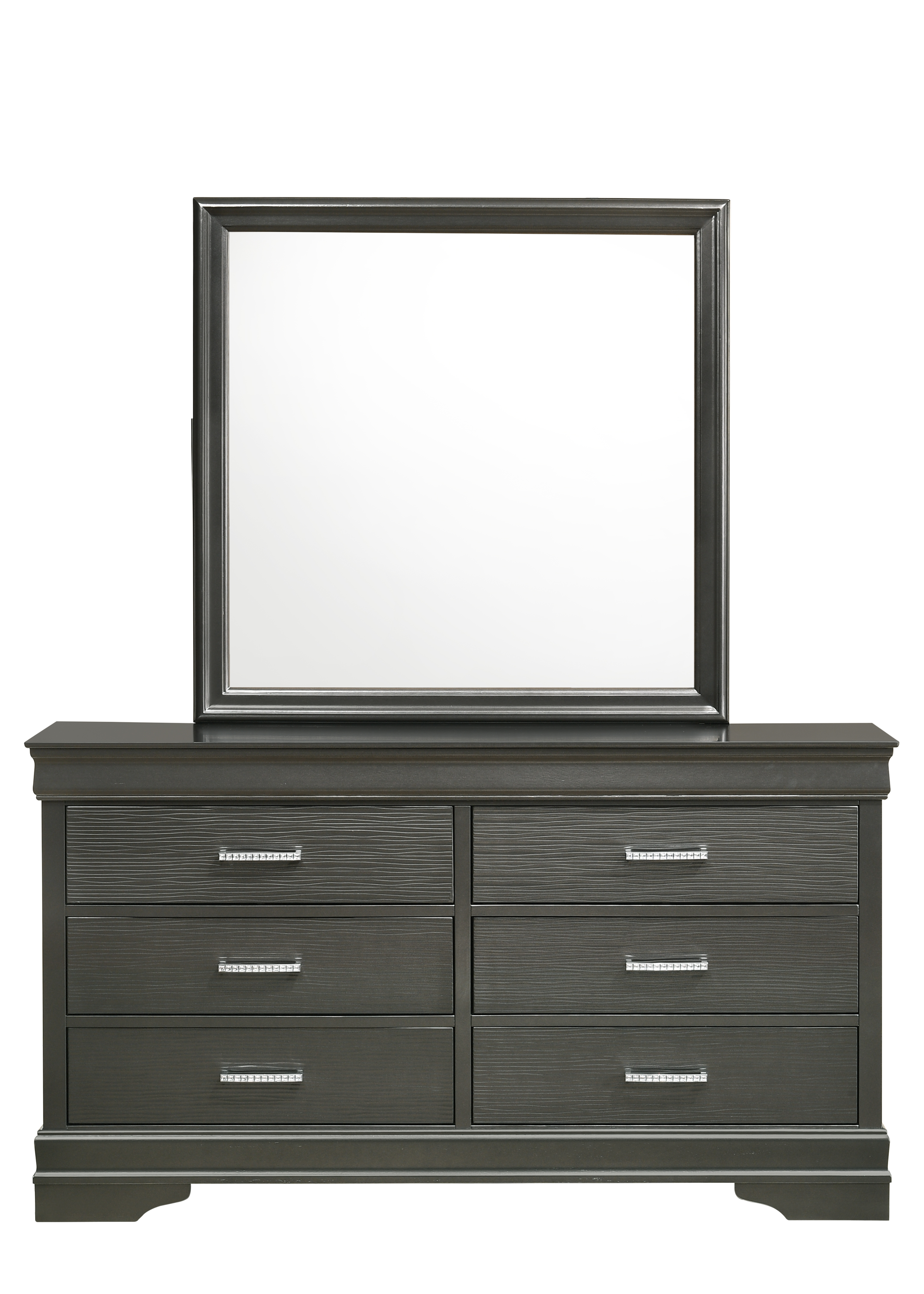 Brooklyn Gray Twin 4 Piece Bedroom Set image 6