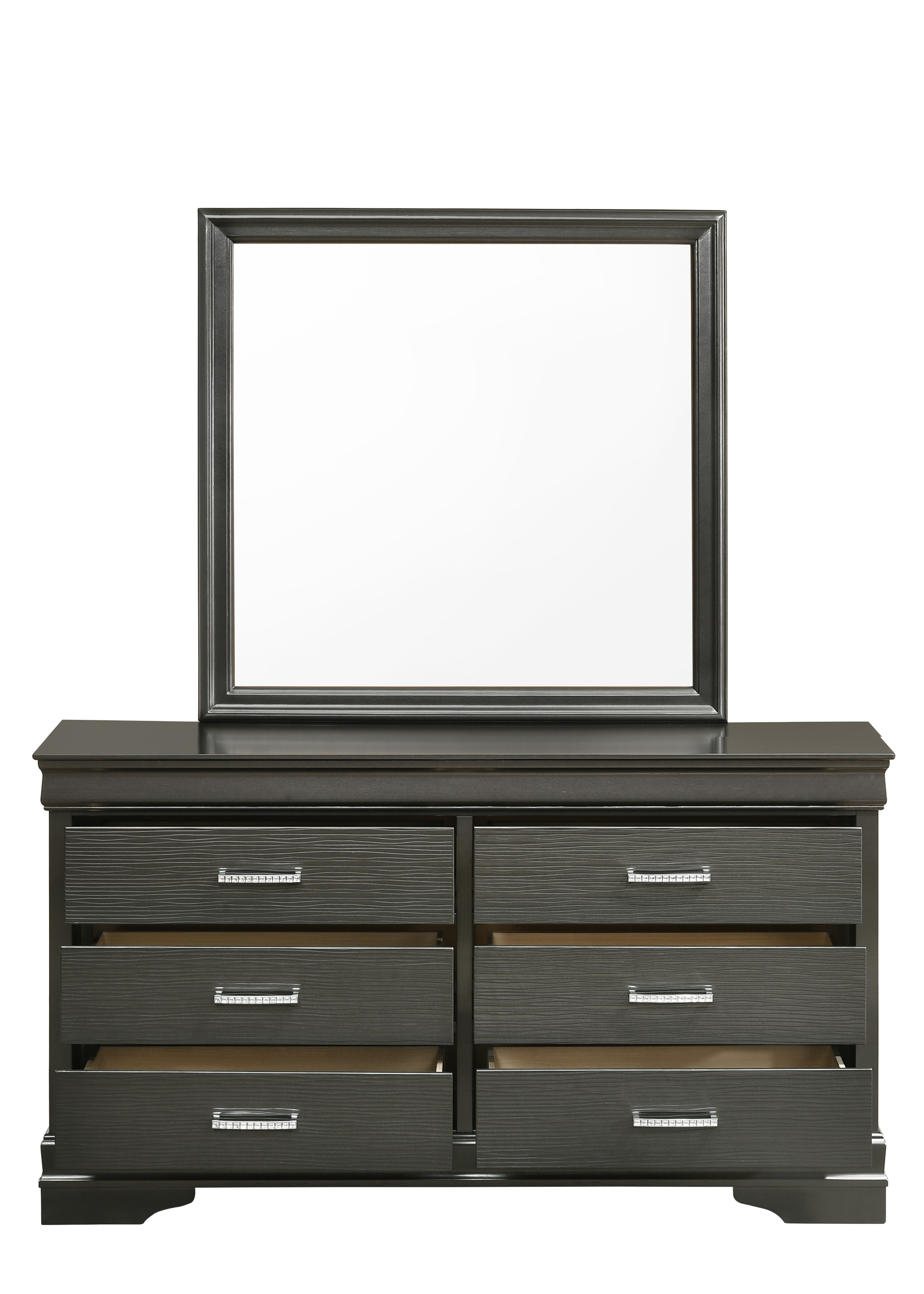 Brooklyn Gray Twin 4 Piece Bedroom Set image 7