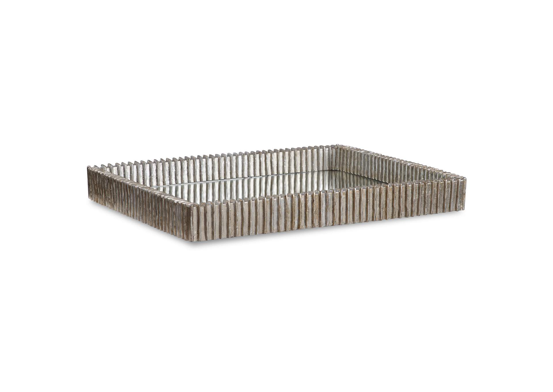 Uttermost Talmage Silver Mirrored Tray