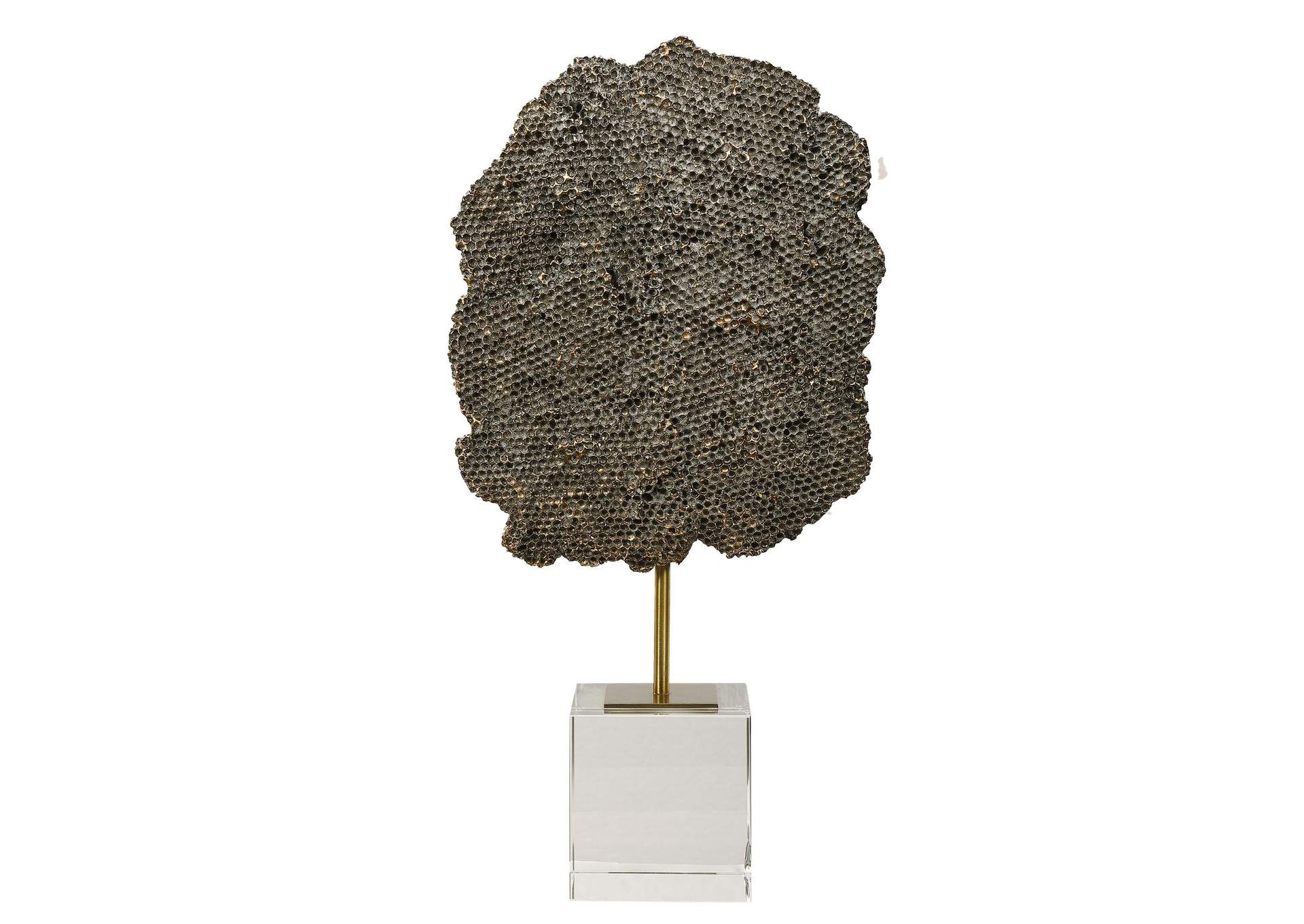 Uttermost Beekeeper Antique Gold Sculpture image 5