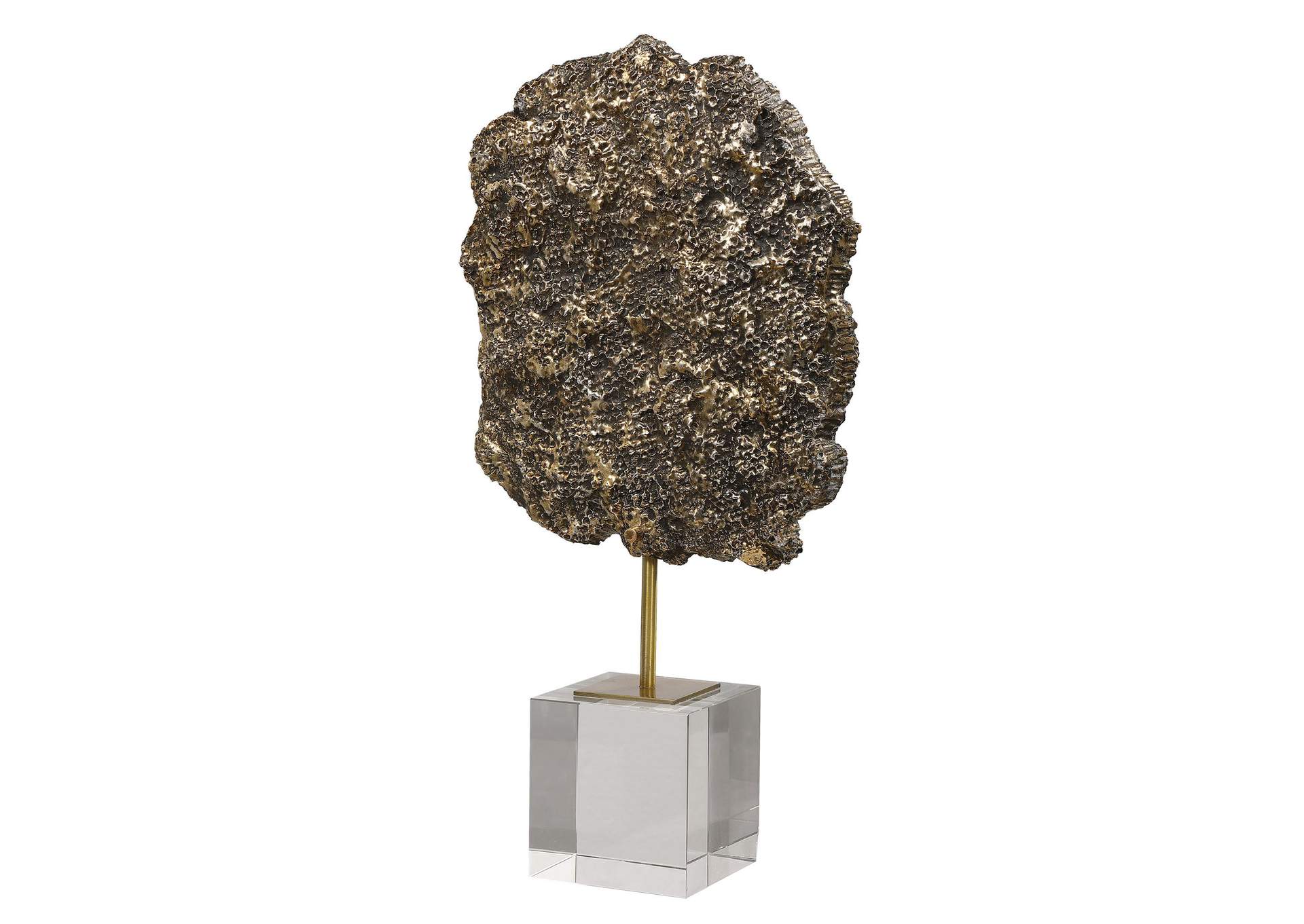 Uttermost Beekeeper Antique Gold Sculpture image 1