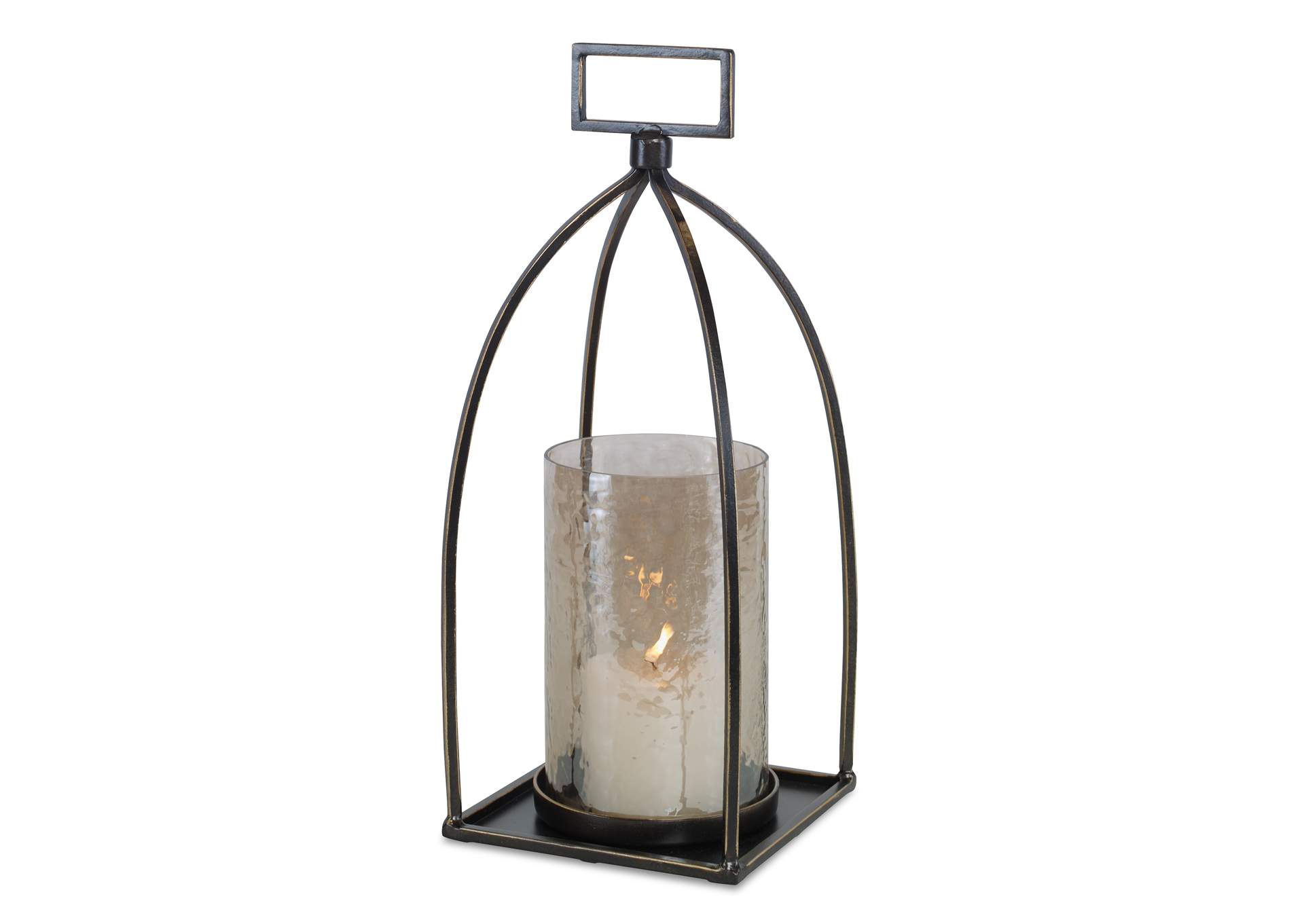 Uttermost Riad Bronze Lantern Candleholder