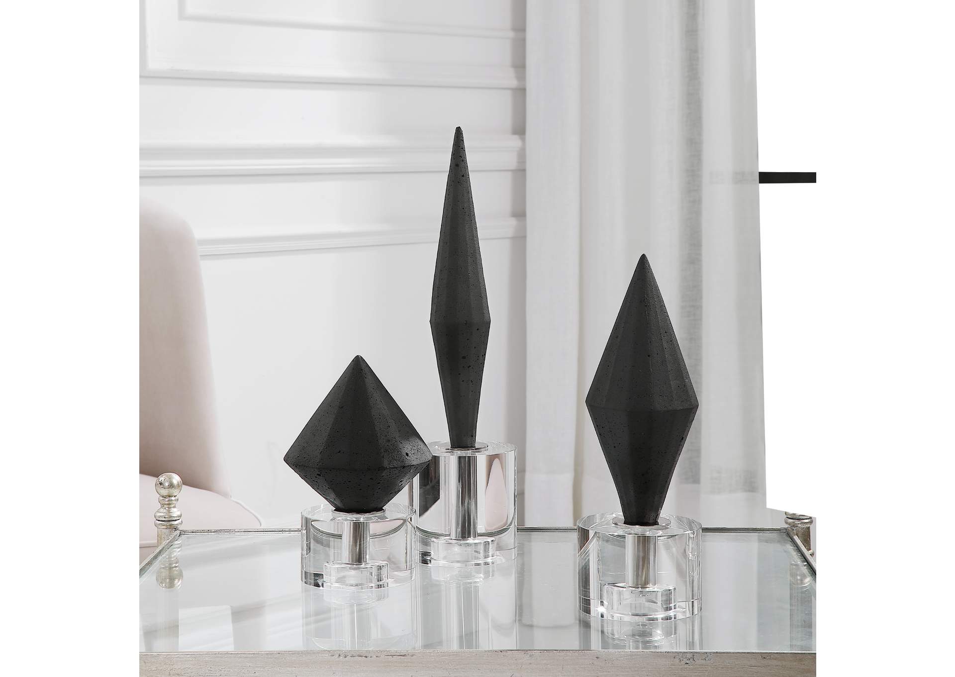 Uttermost Alize Black Sculptures