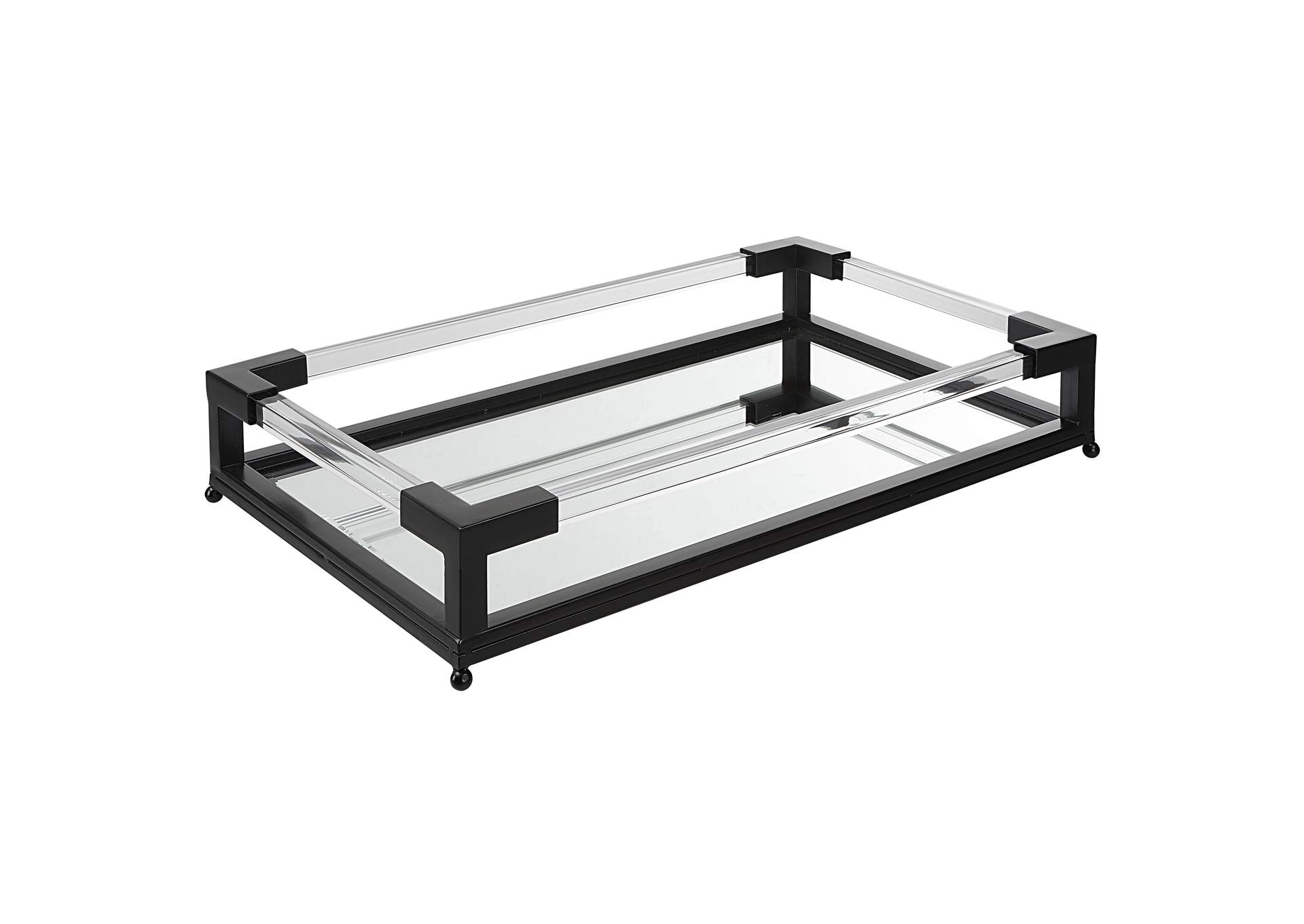 Uttermost Balkan Mirrored Iron Tray