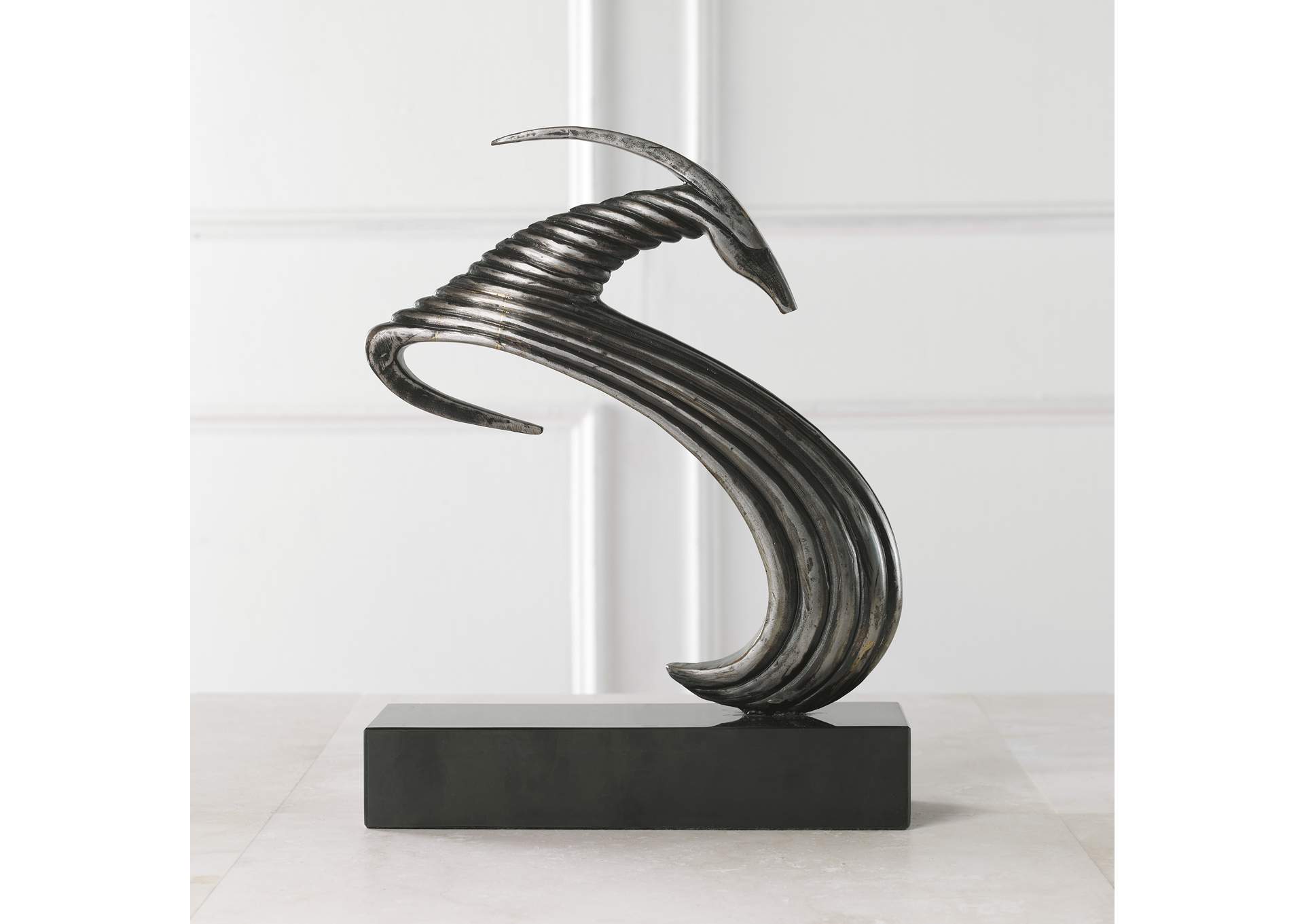 Uttermost Take The Lead Ram Sculpture