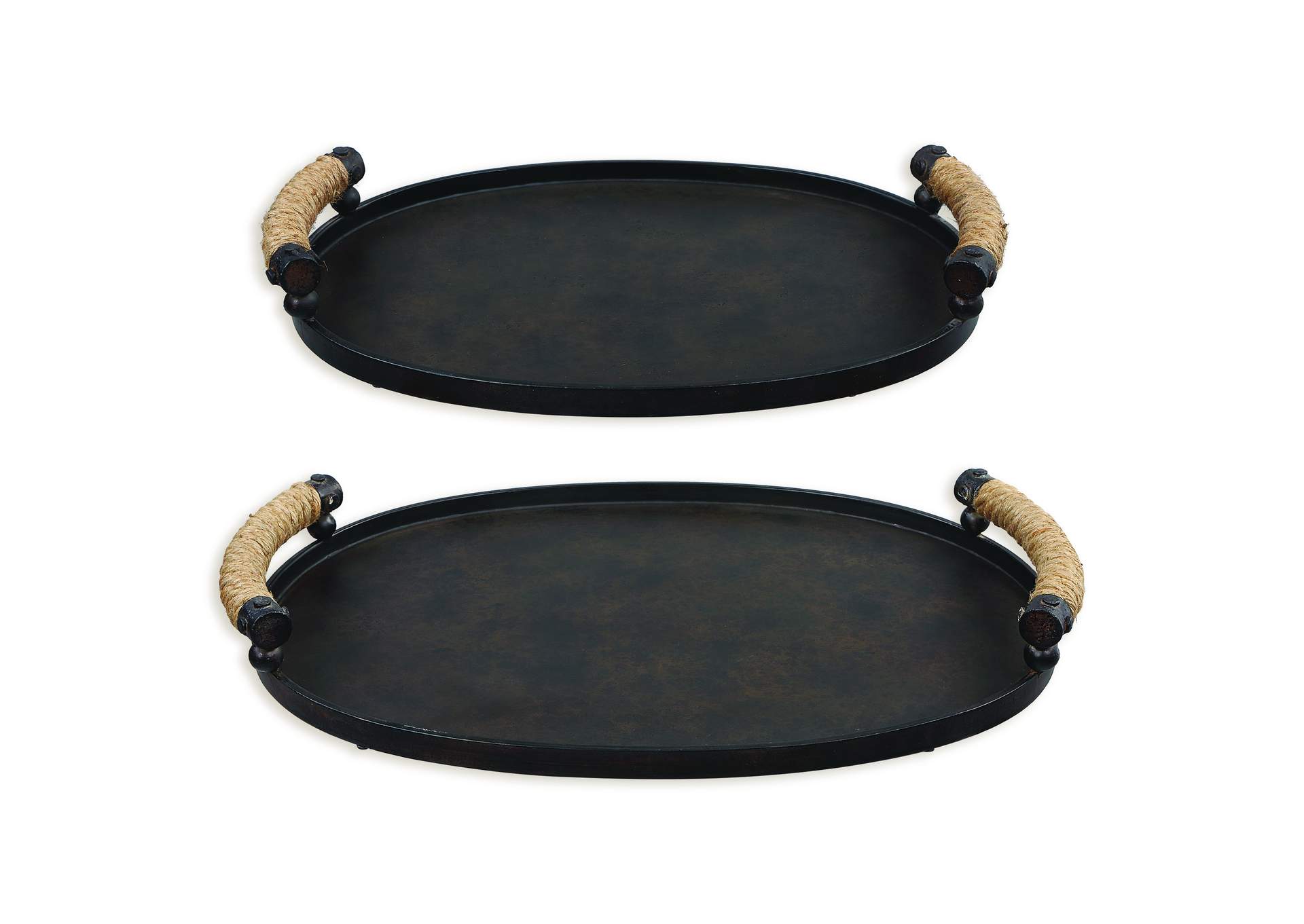 Uttermost Viggo Bronze Trays, Set