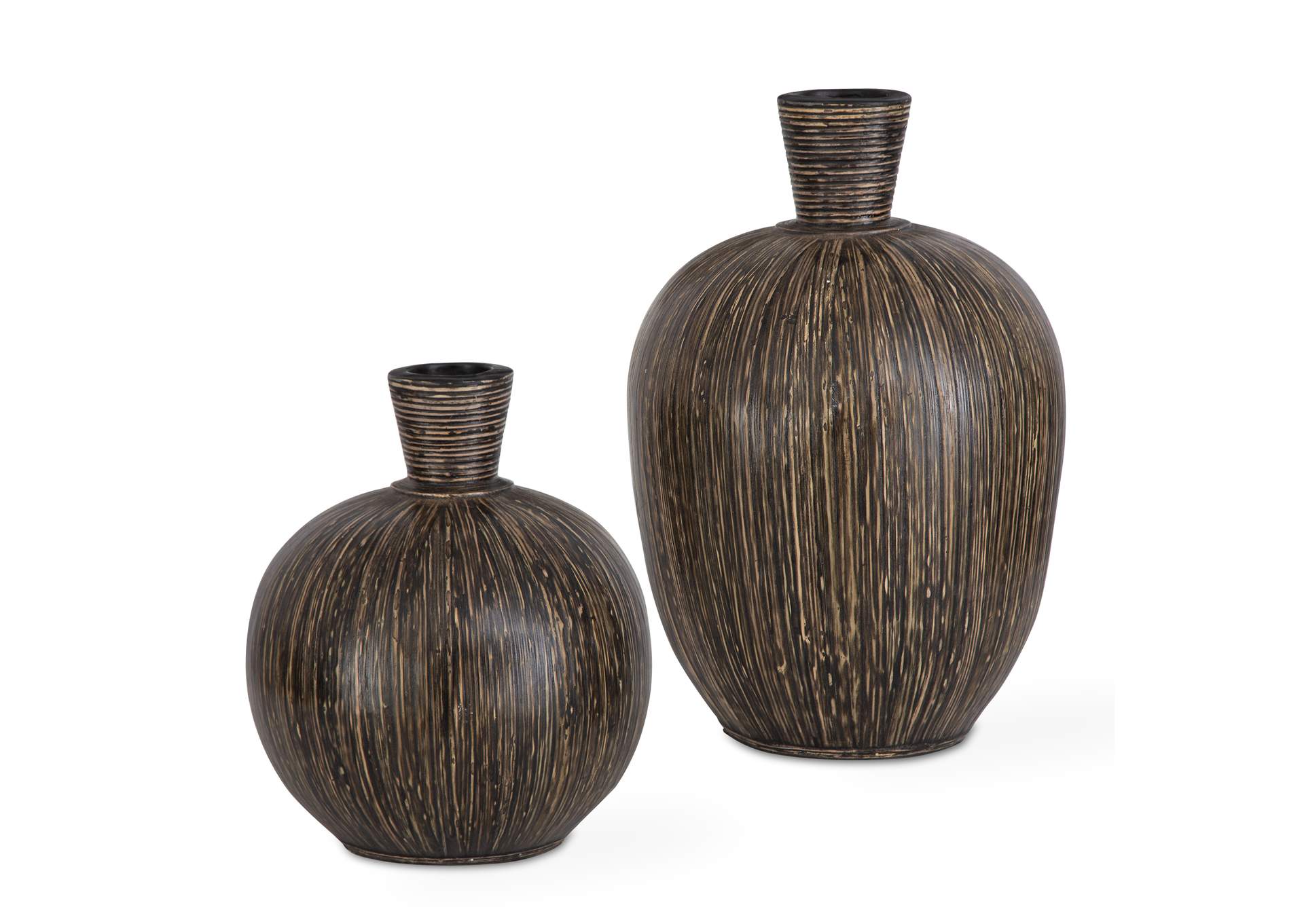 Uttermost Islander Black Vases