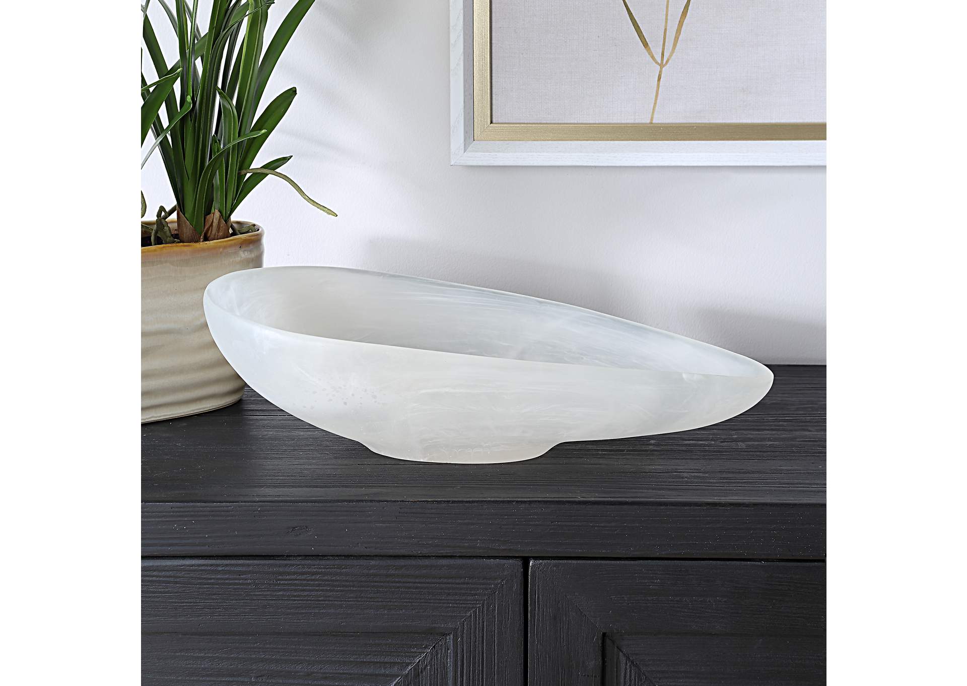 Uttermost Marchena White Bowl
