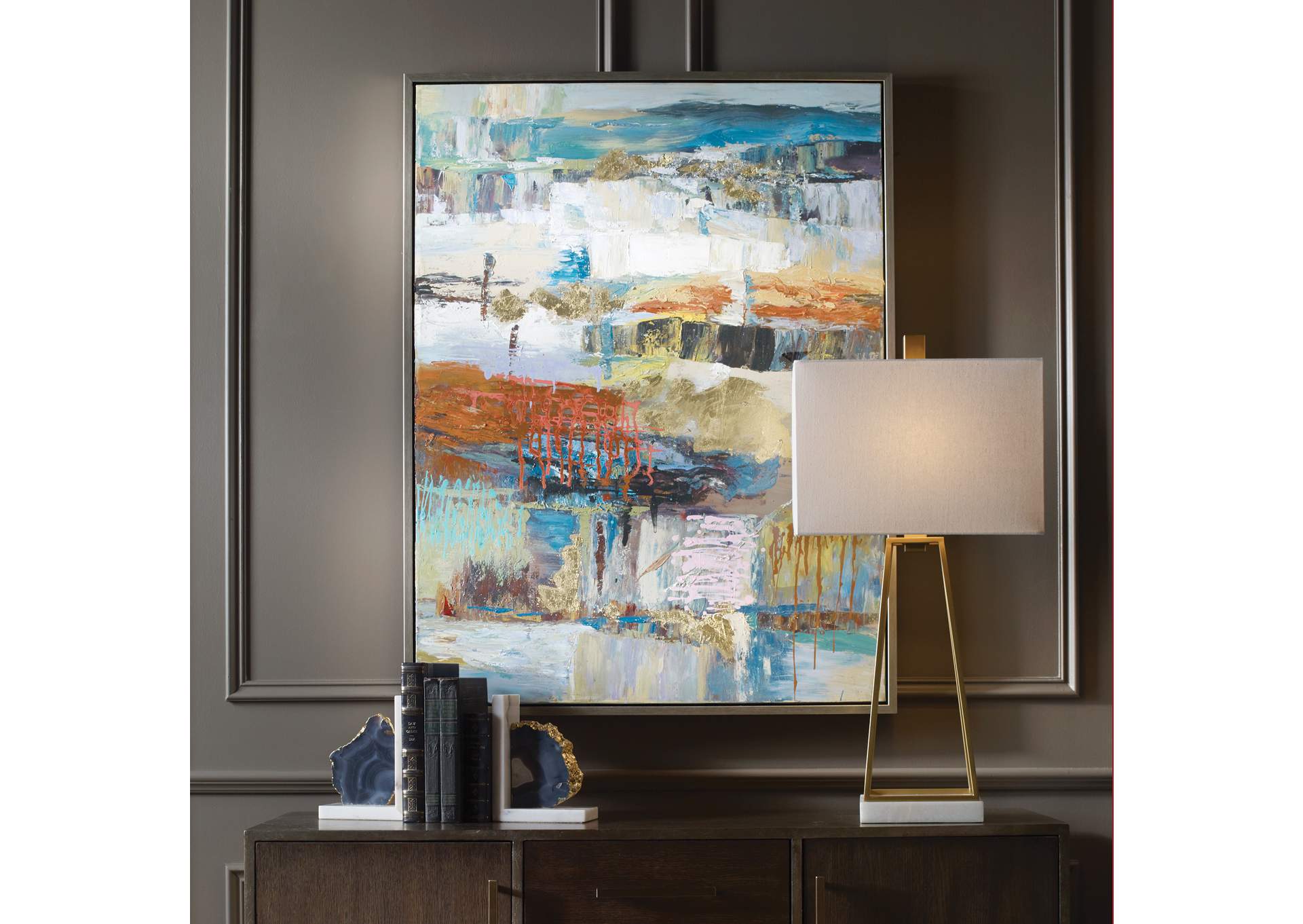 Uttermost Fiesta Hand Painted Canvas