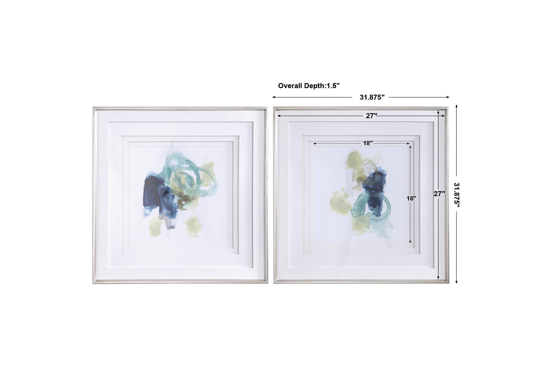 Uttermost Integral Motion Framed Prints, Set