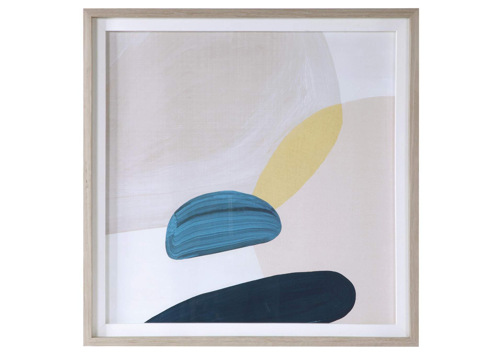 Uttermost Pink Pebbles Framed Print image 1