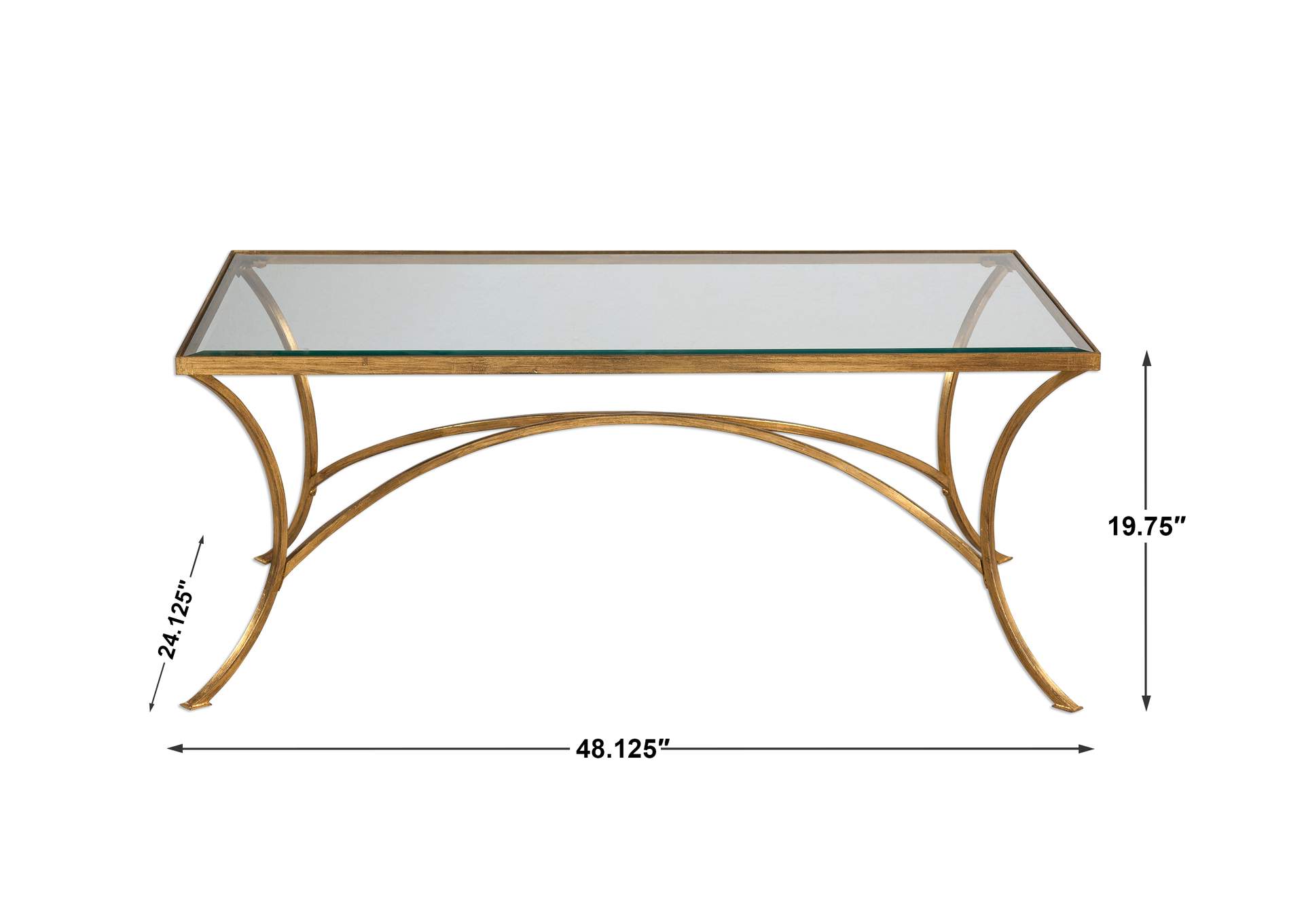 Uttermost Alayna Gold Coffee Table