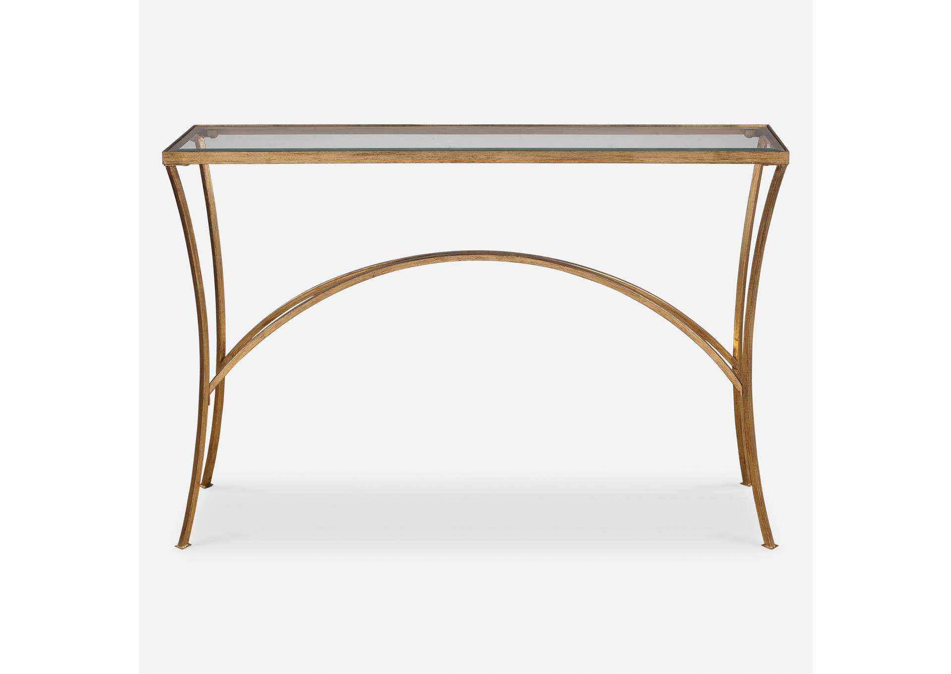 Uttermost Alayna Gold Console Table