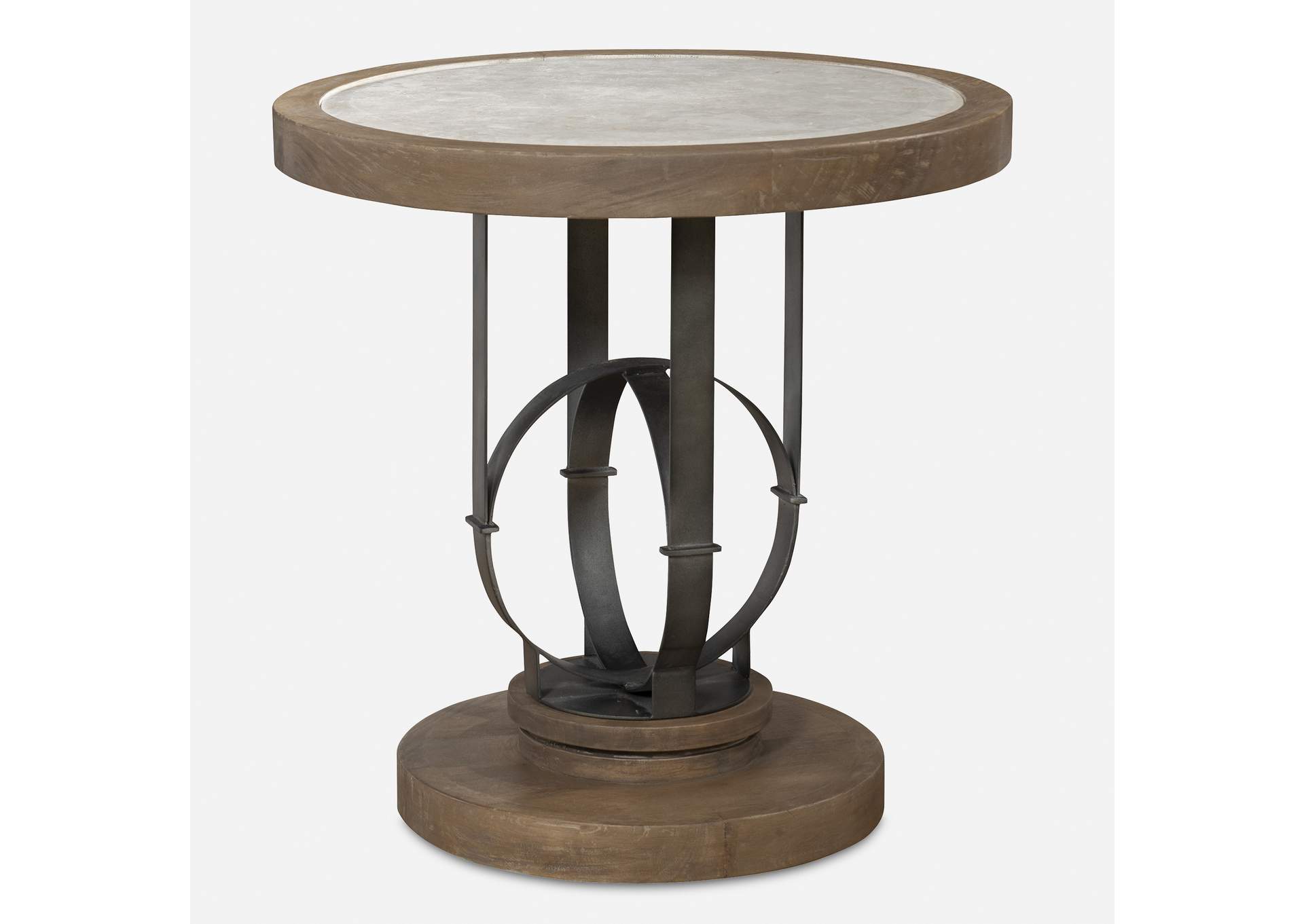 Uttermost Sydney Light Oak Side Table