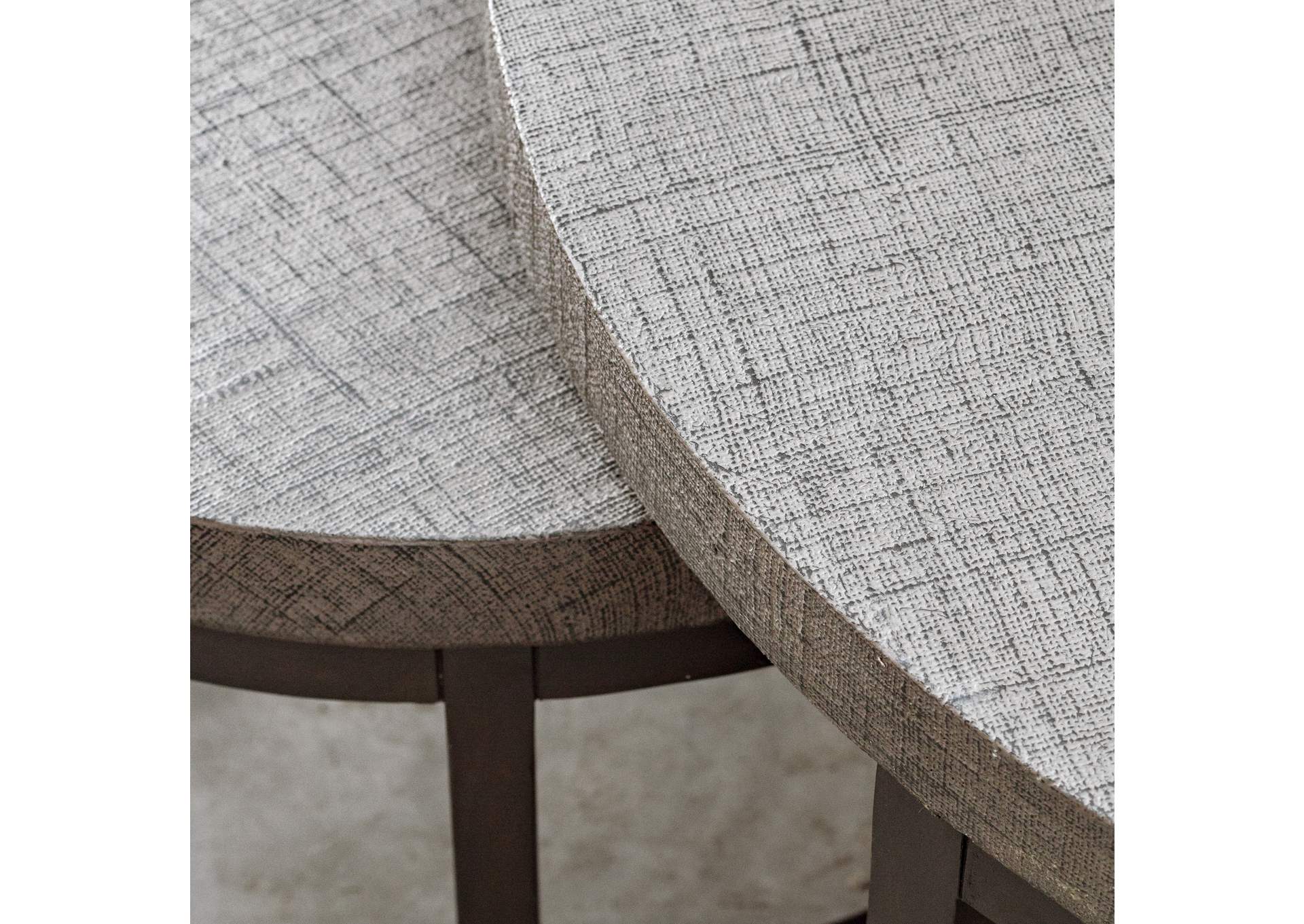 Uttermost Aiyara Gray Nesting Tables