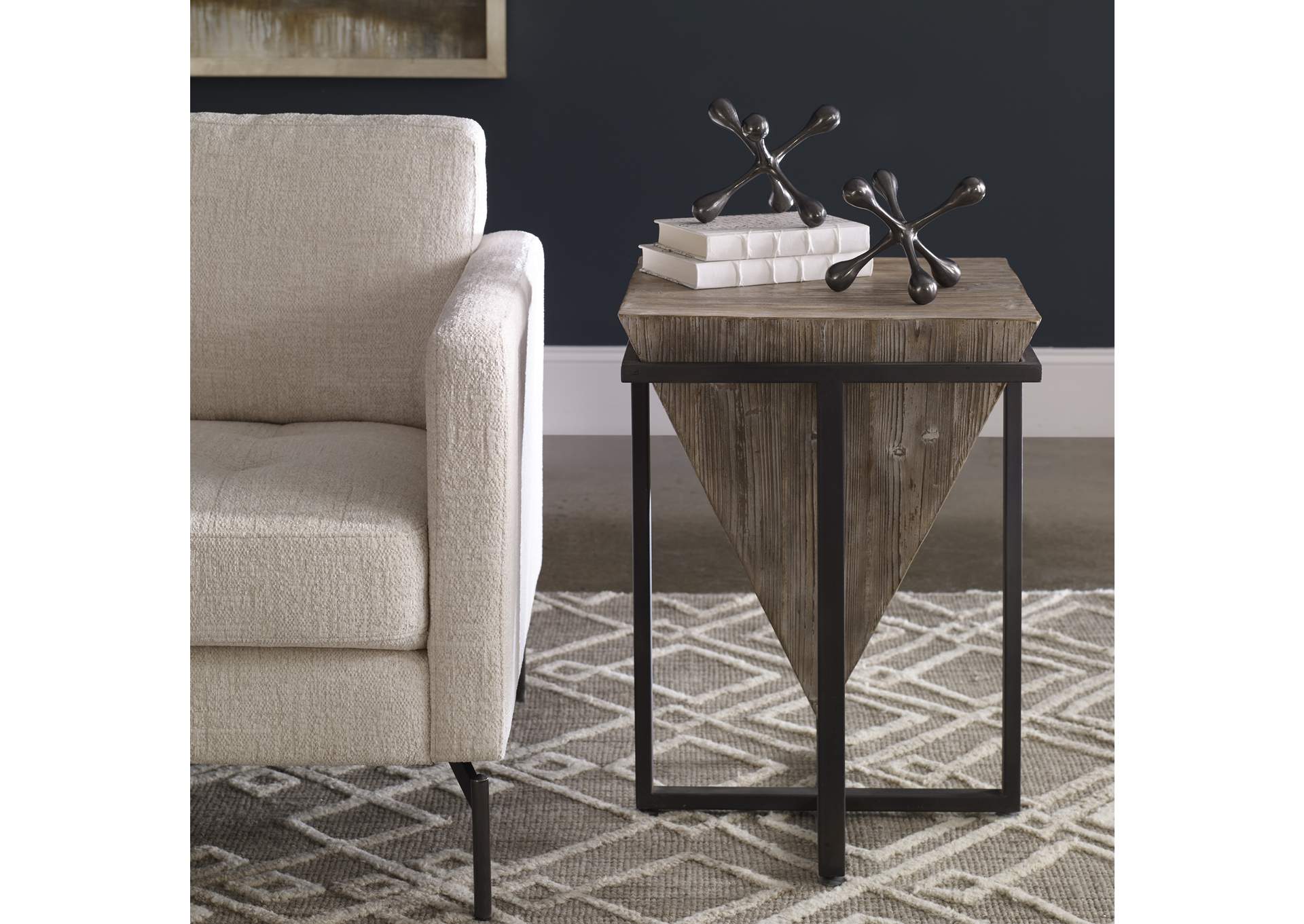Uttermost Bertrand Wood Accent Table
