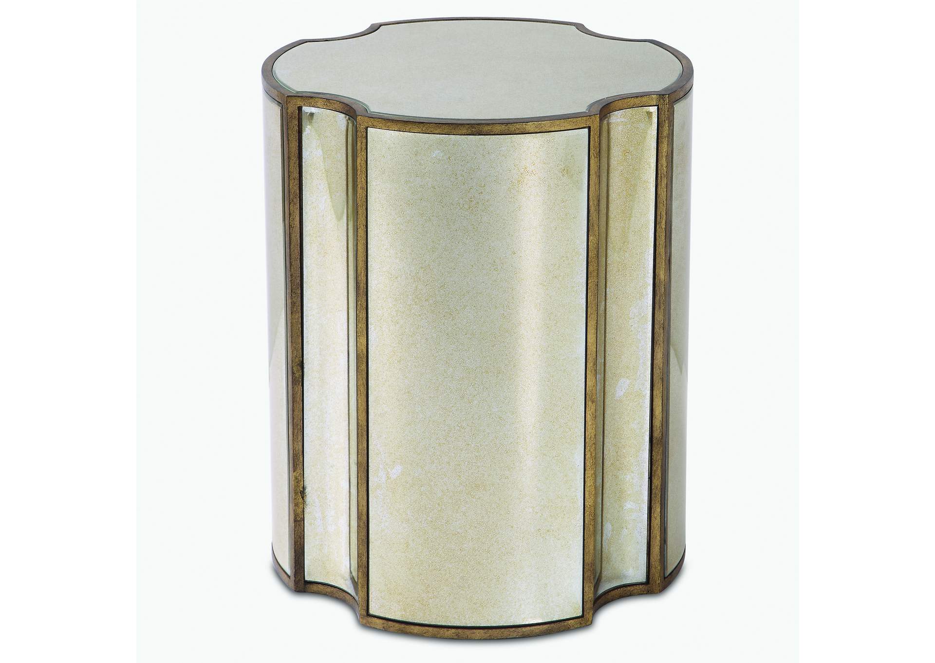 Uttermost Harlow Mirrored Accent Table