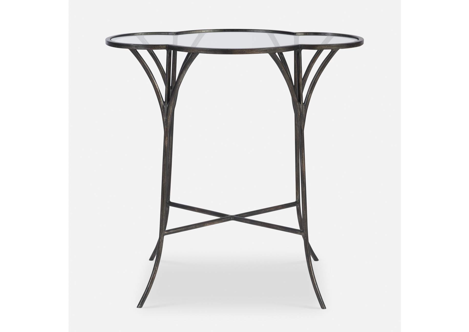 Uttermost Adhira Glass Accent Table