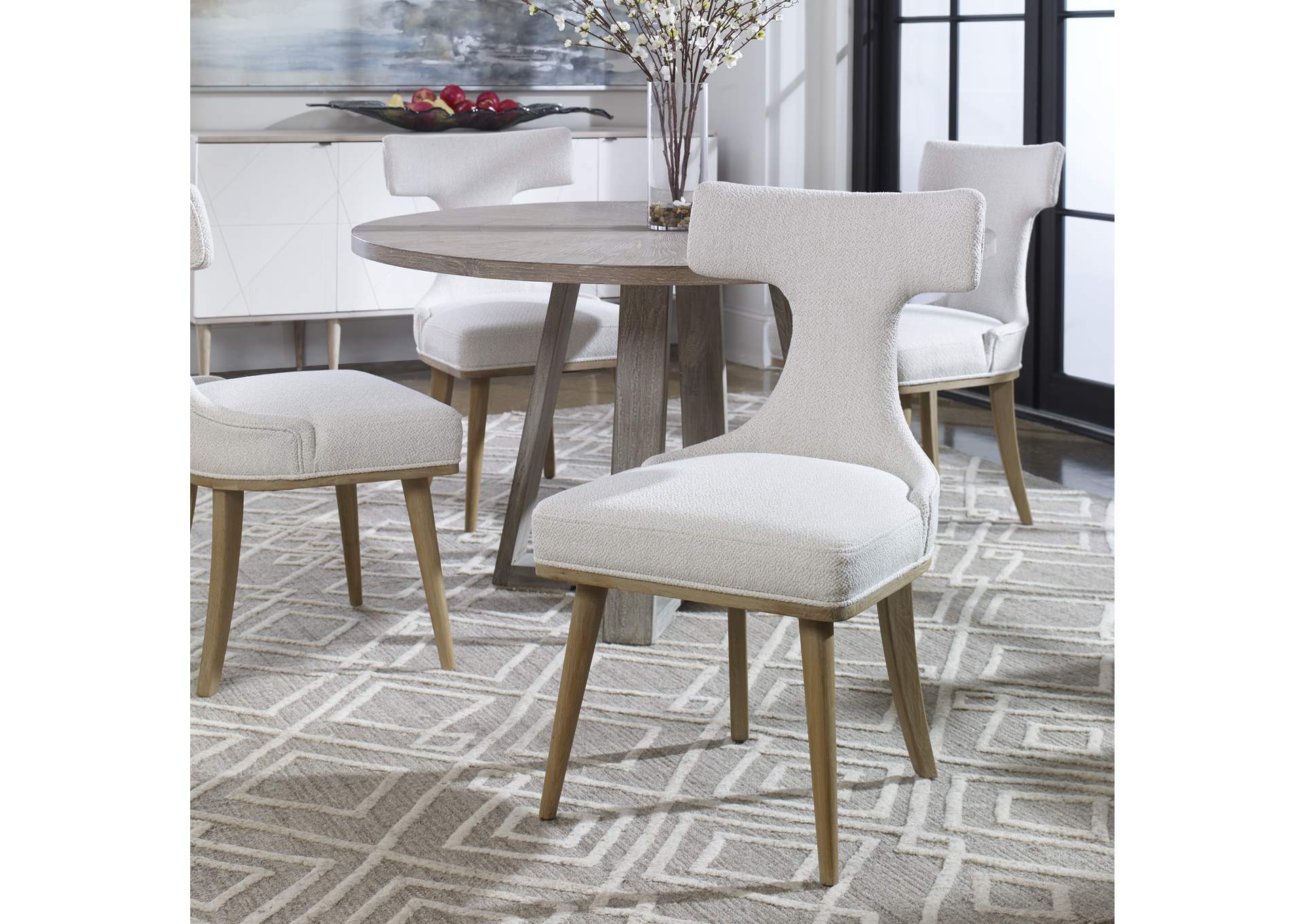 Uttermost Klismos Accent Chair, Set Of