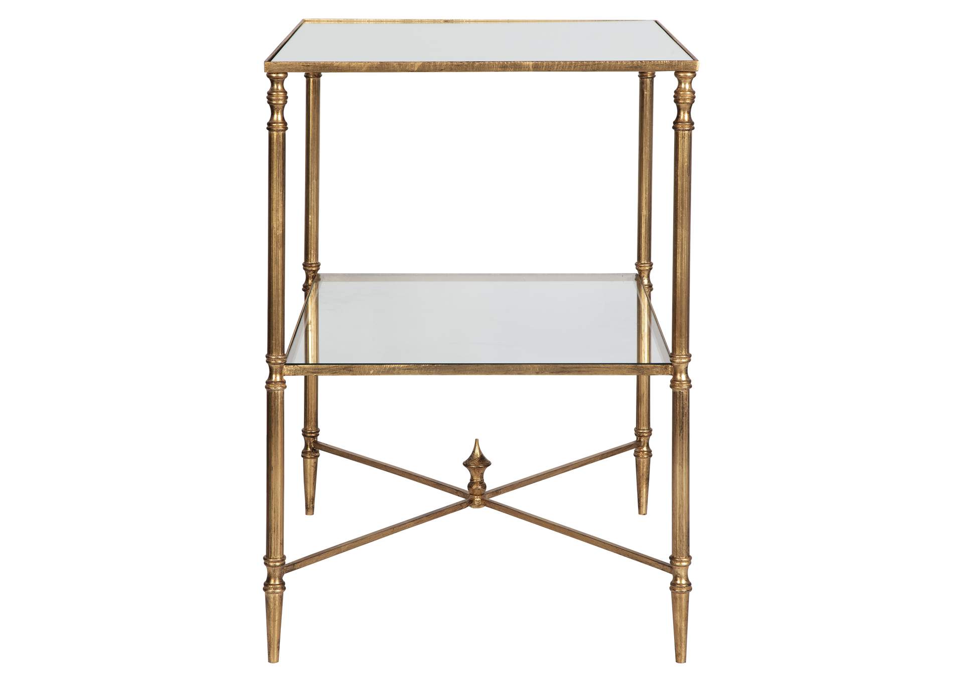 Uttermost Henzler Mirrored Glass Lamp Table
