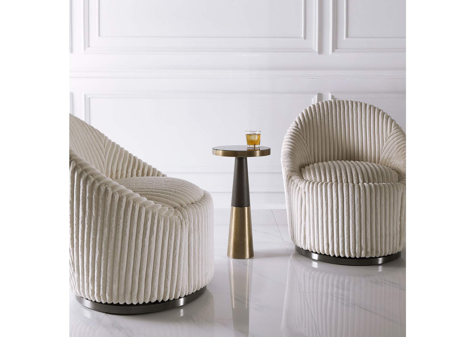 Uttermost Fortier Black Accent Table