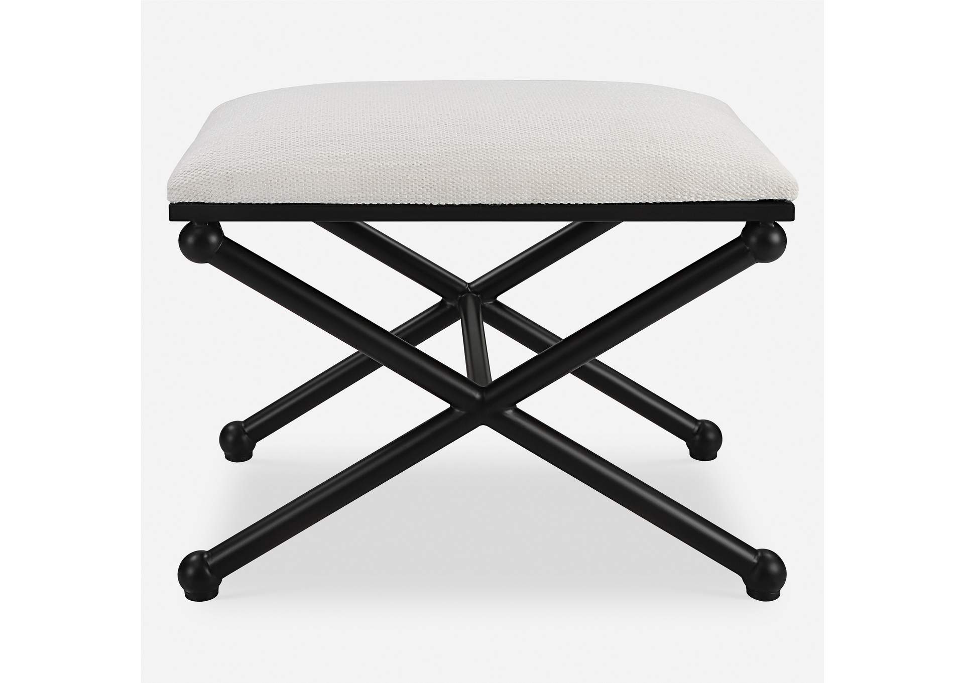 Uttermost Andrews White Small Bench