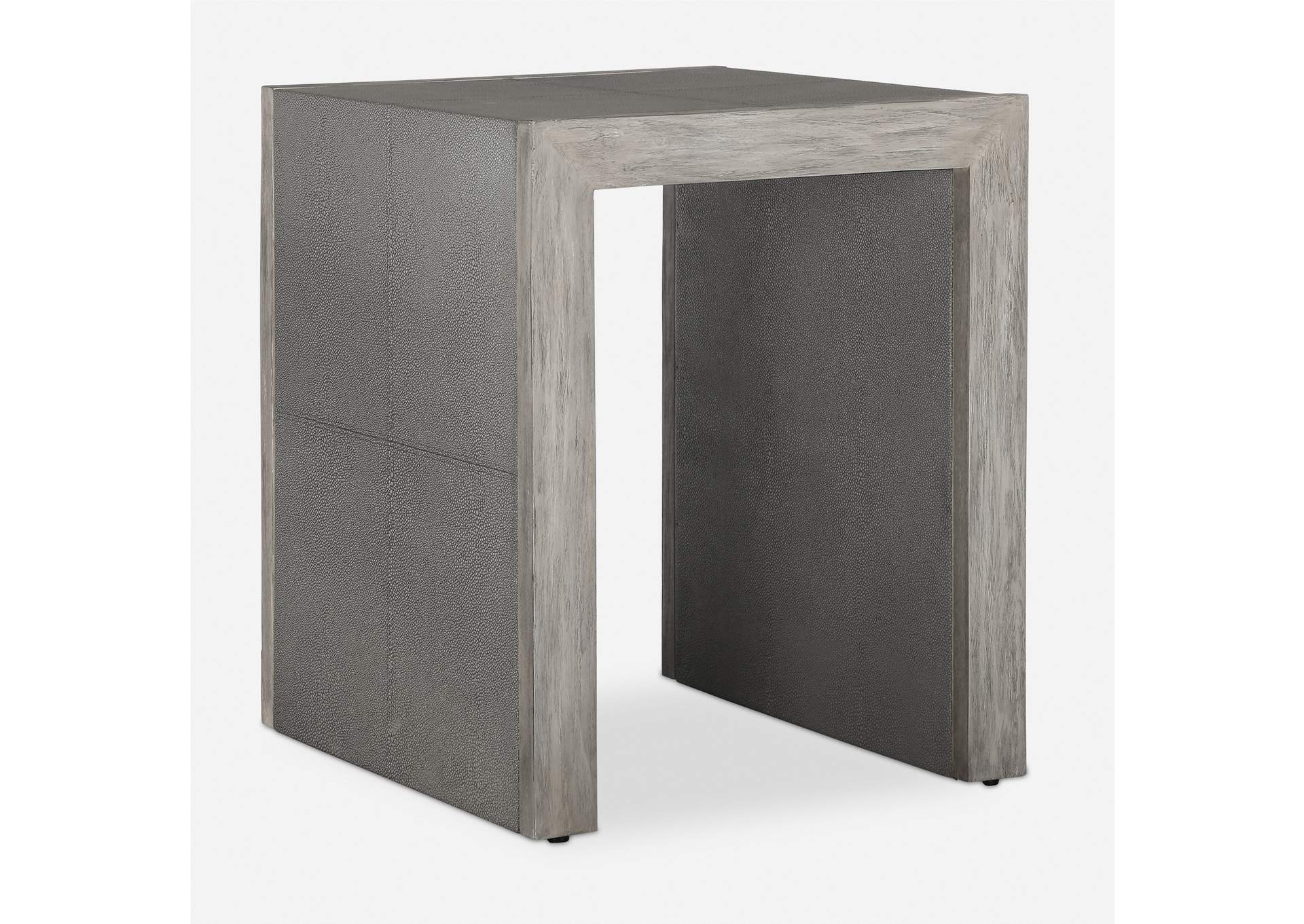 Uttermost Aerina Modern Gray End Table