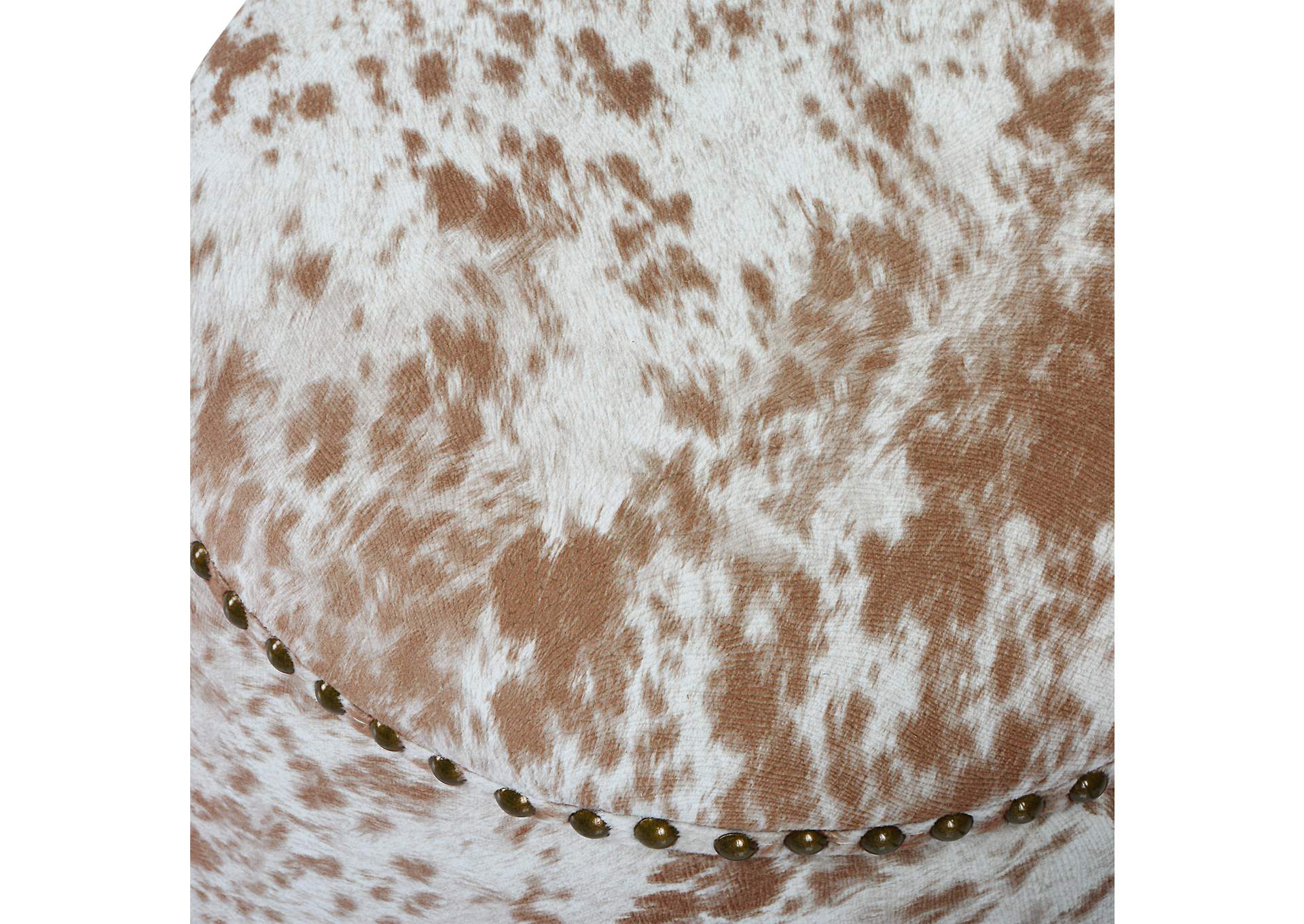 Uttermost Gumdrop Cow Hide Ottoman
