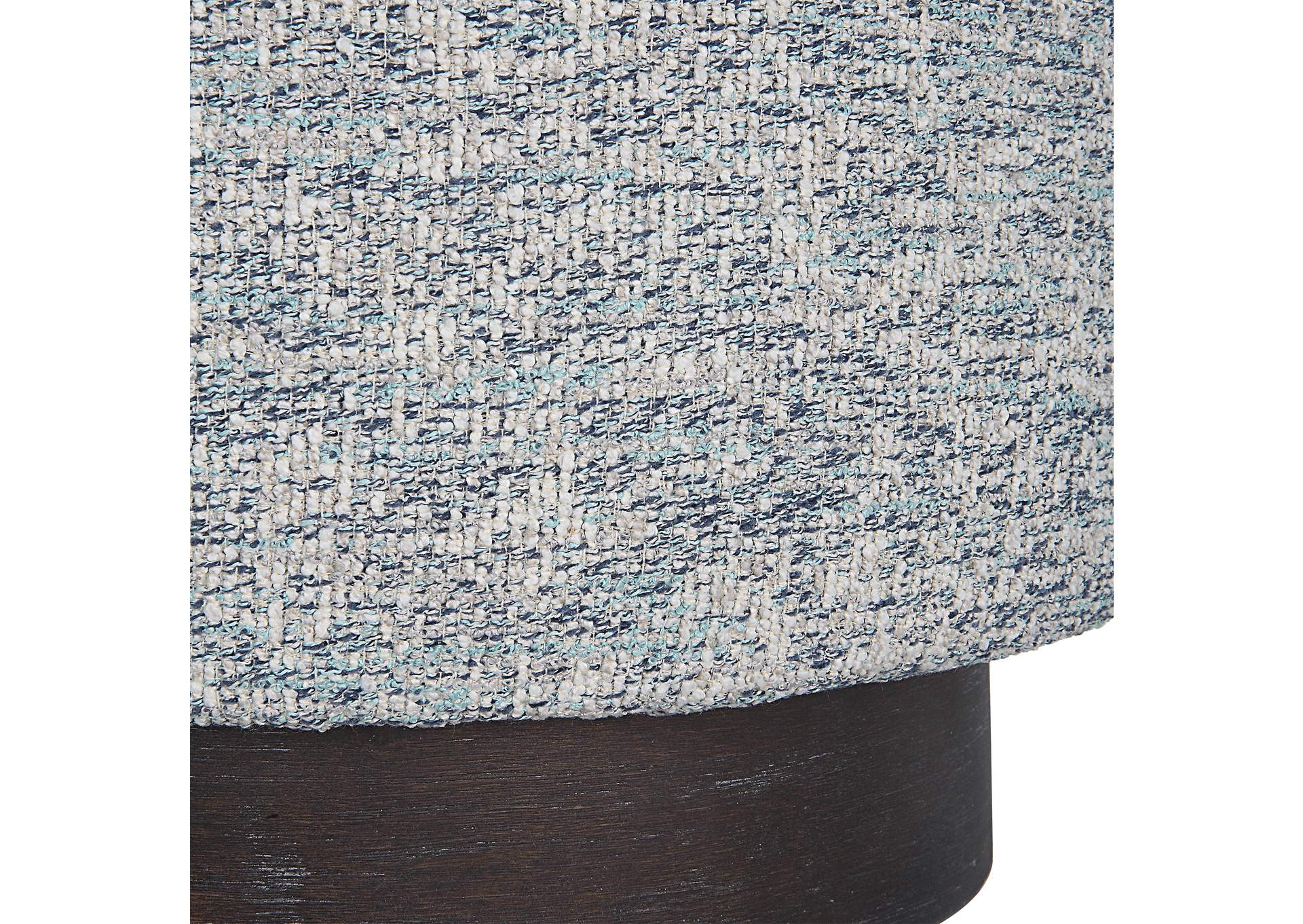 Uttermost Avila Tweed Round Ottoman