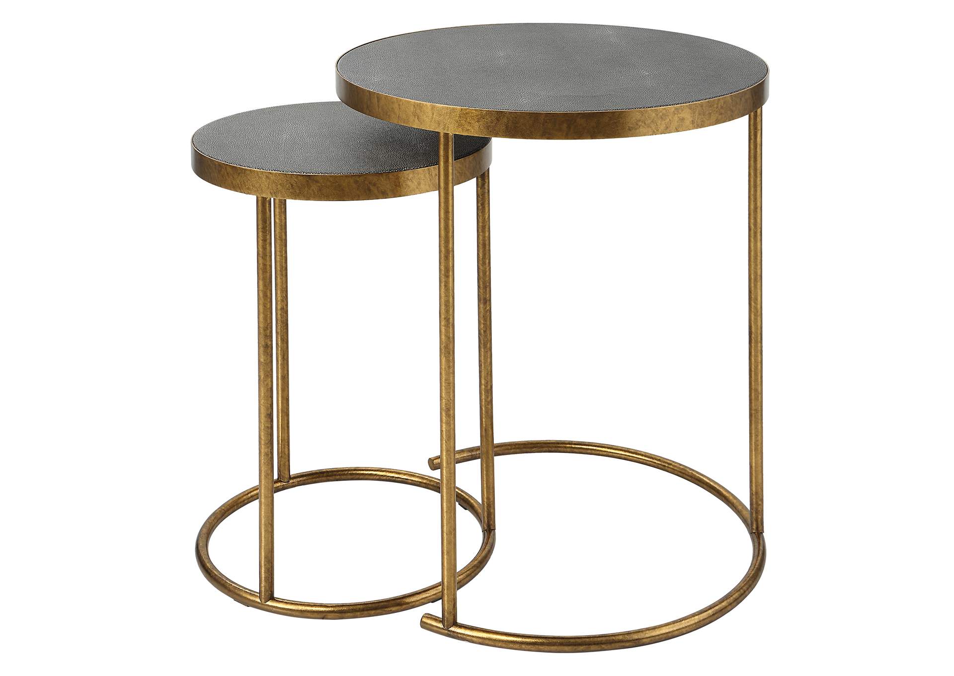 Uttermost Aragon Brass Nesting Tables