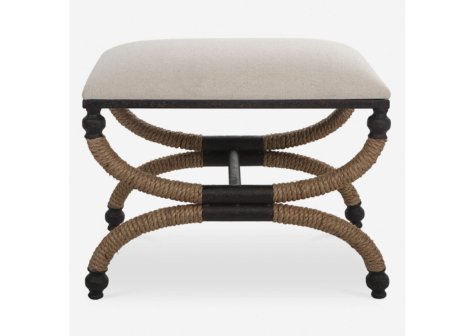 Uttermost Icaria Upholstered Small Bench