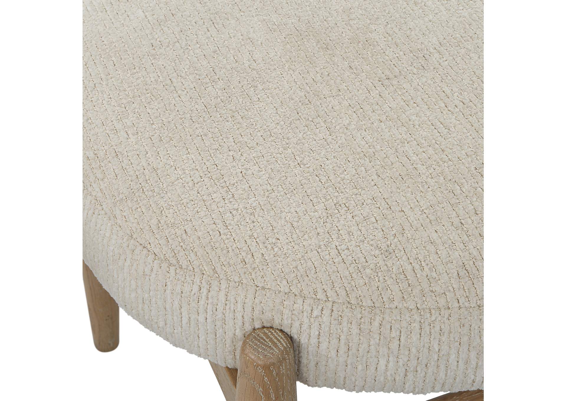 Uttermost Acrobat Off White Small Bench