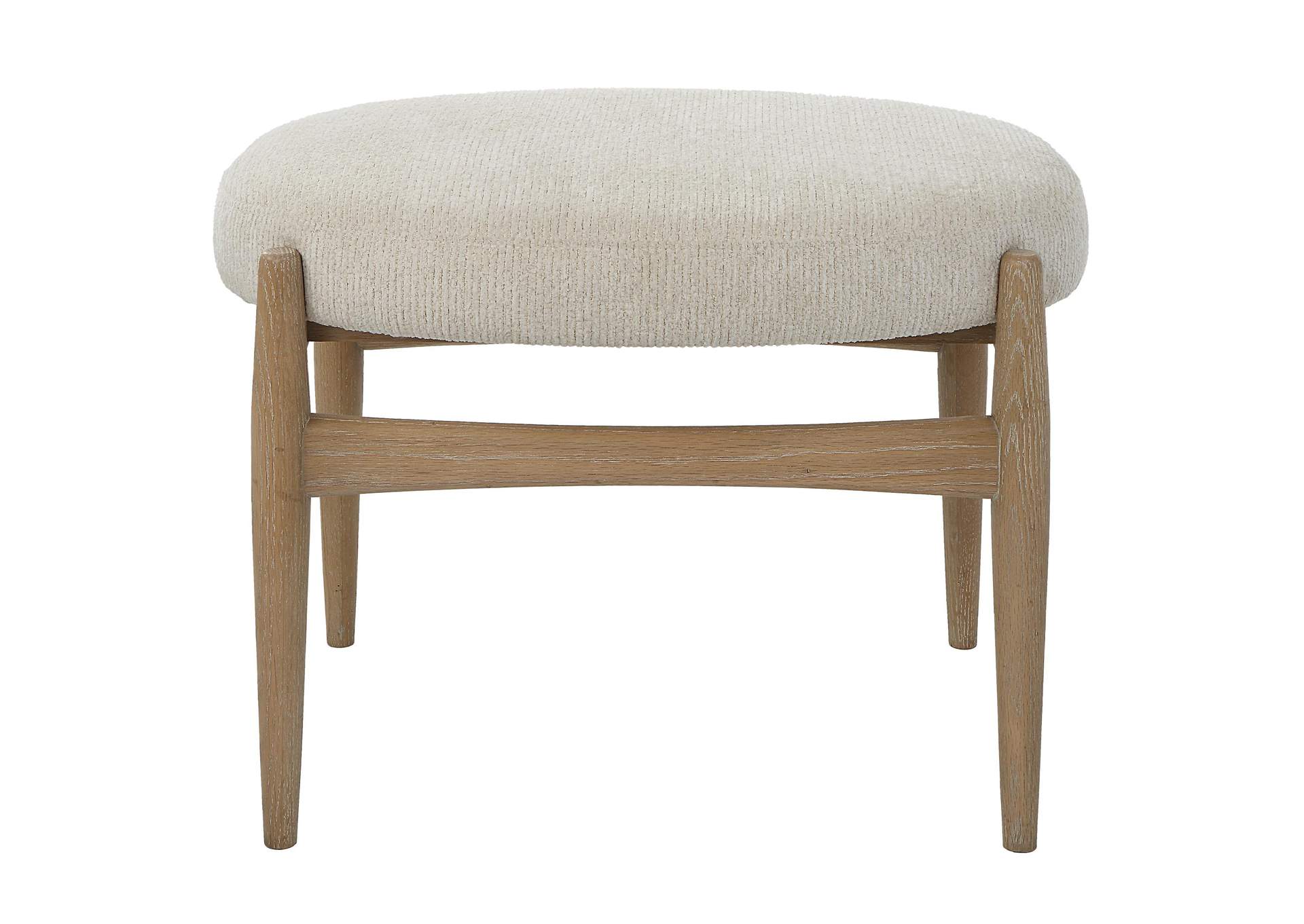 Uttermost Acrobat Off White Small Bench