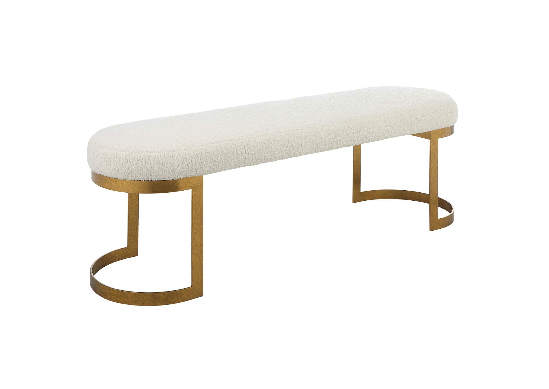 Uttermost Infinity Gold Bench