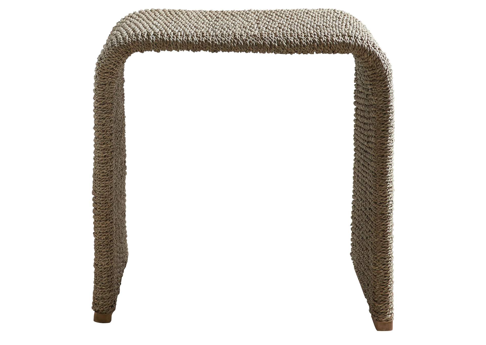 Uttermost Calabria Woven Seagrass End Table