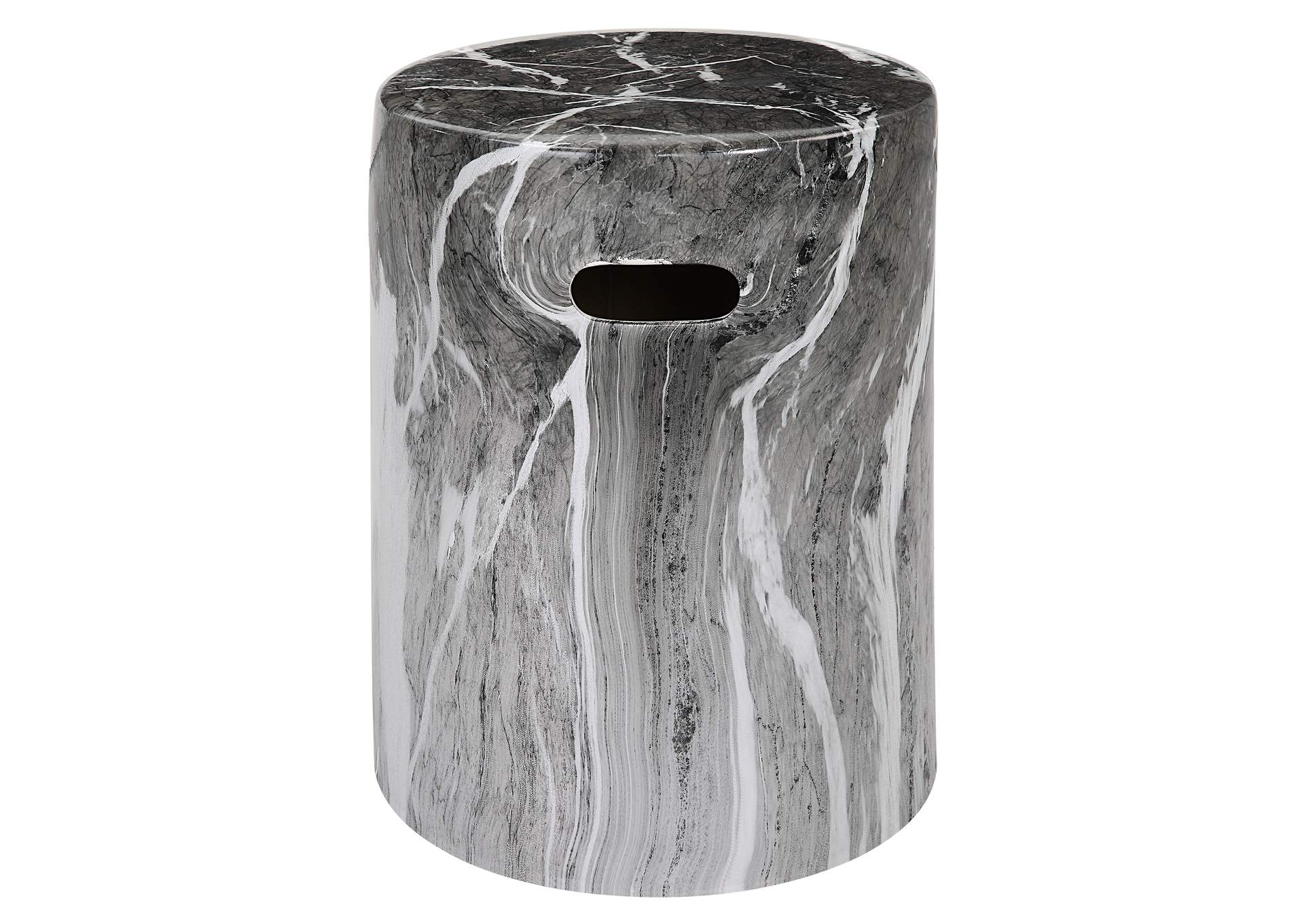 Uttermost Marvel Marbled Garden Stool
