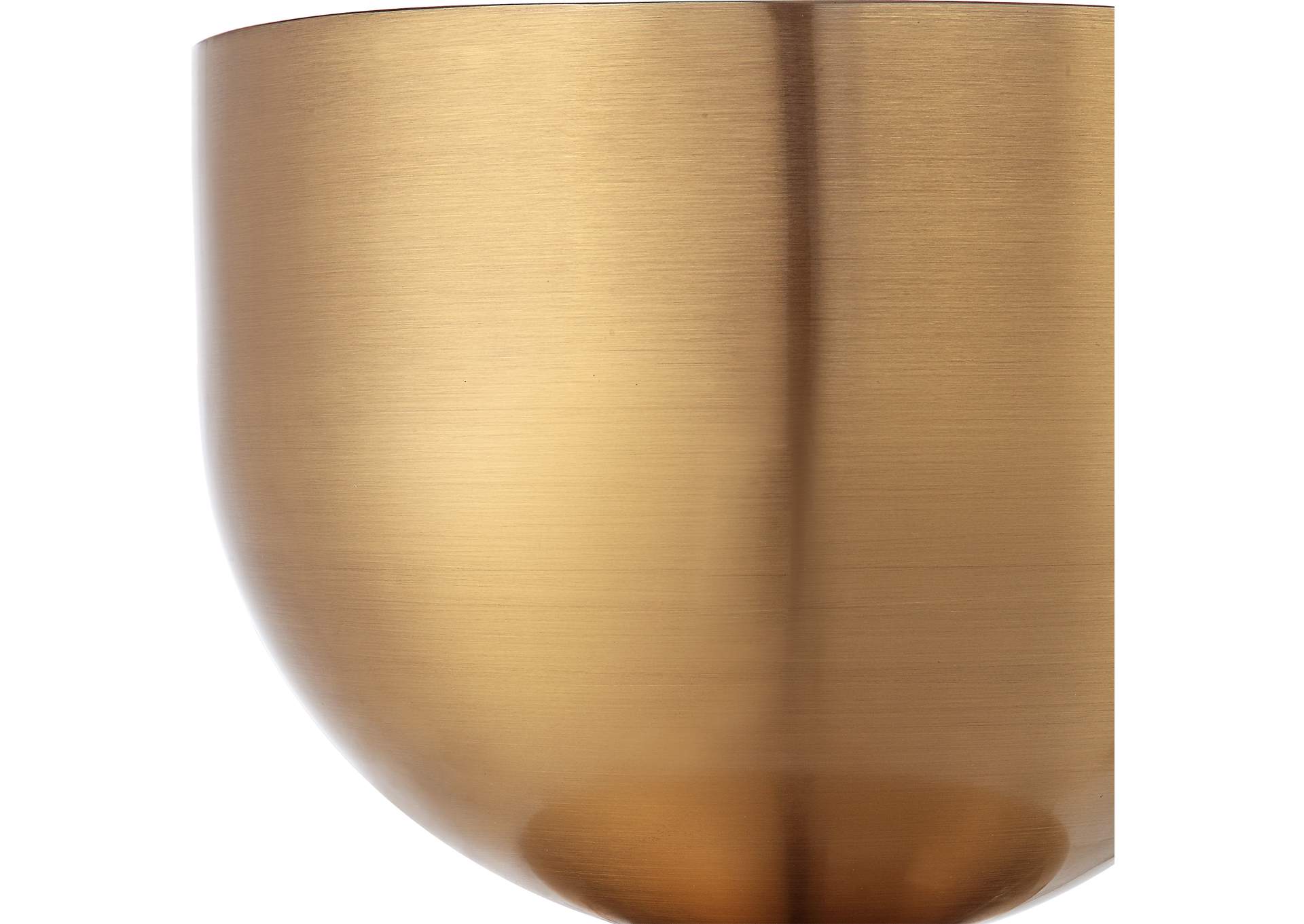 Uttermost Golden Vessel Modern Accent Table