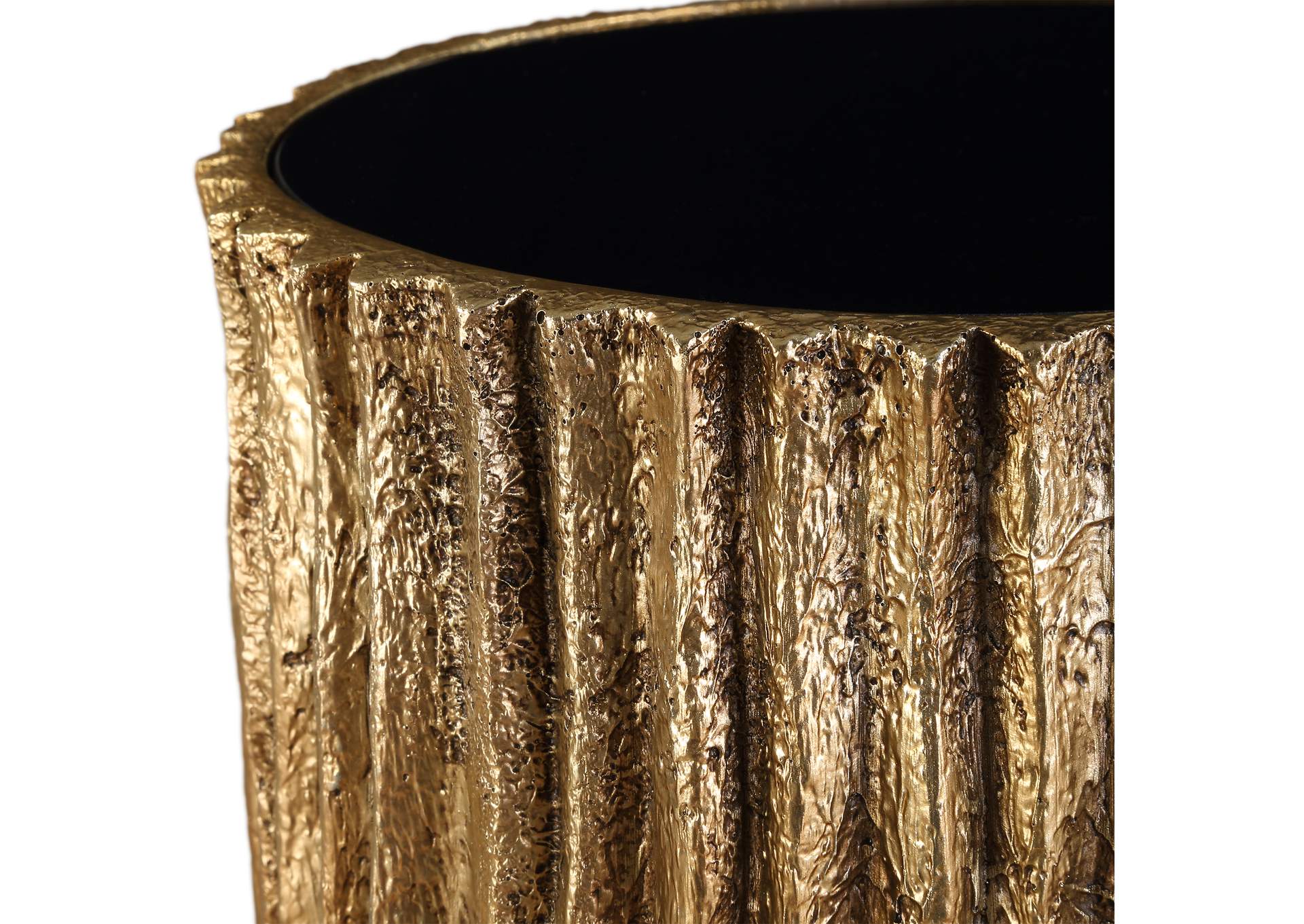 Uttermost Echo Brass Drink Table
